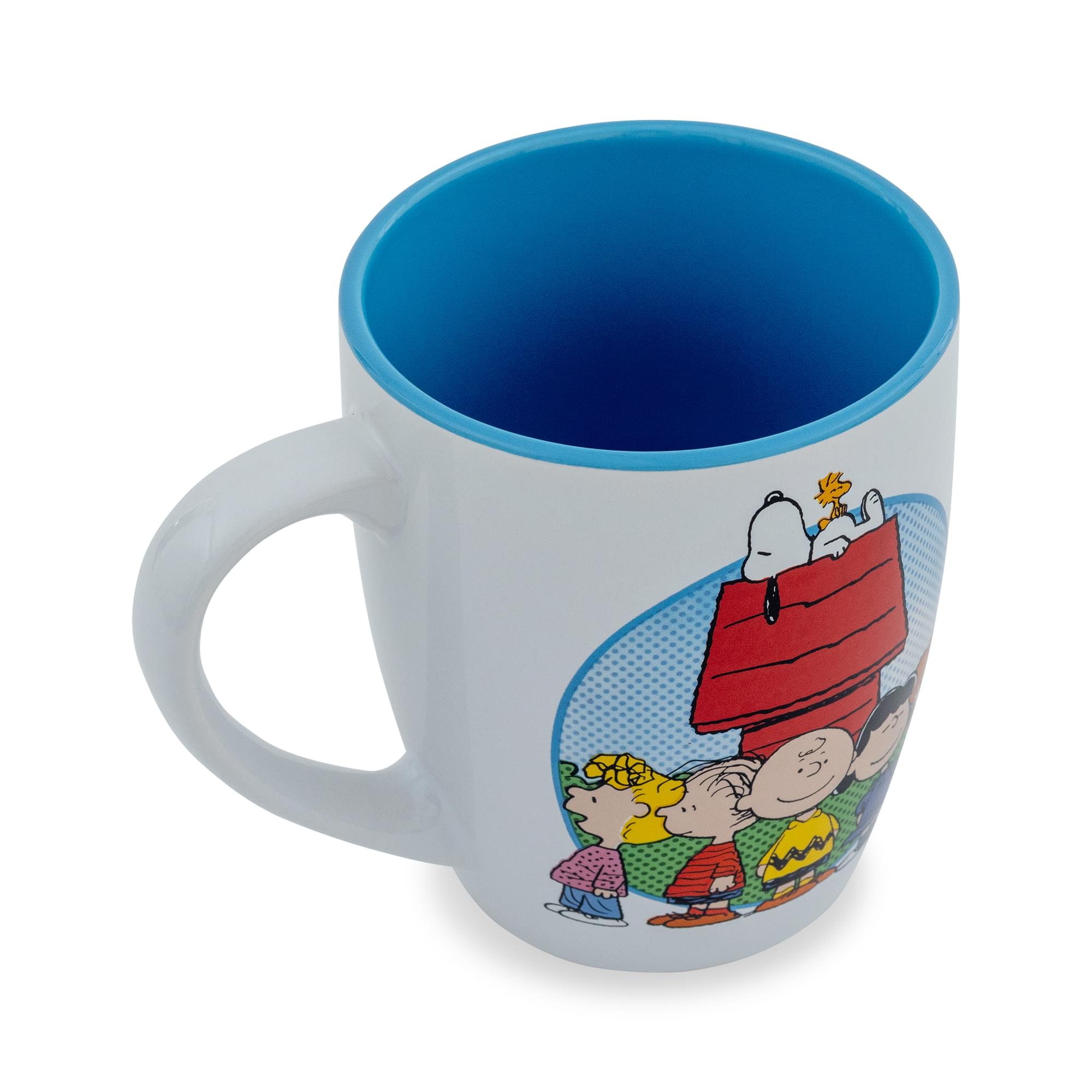 Peanuts Group Scene 25-Ounce Ceramic Latte Mug