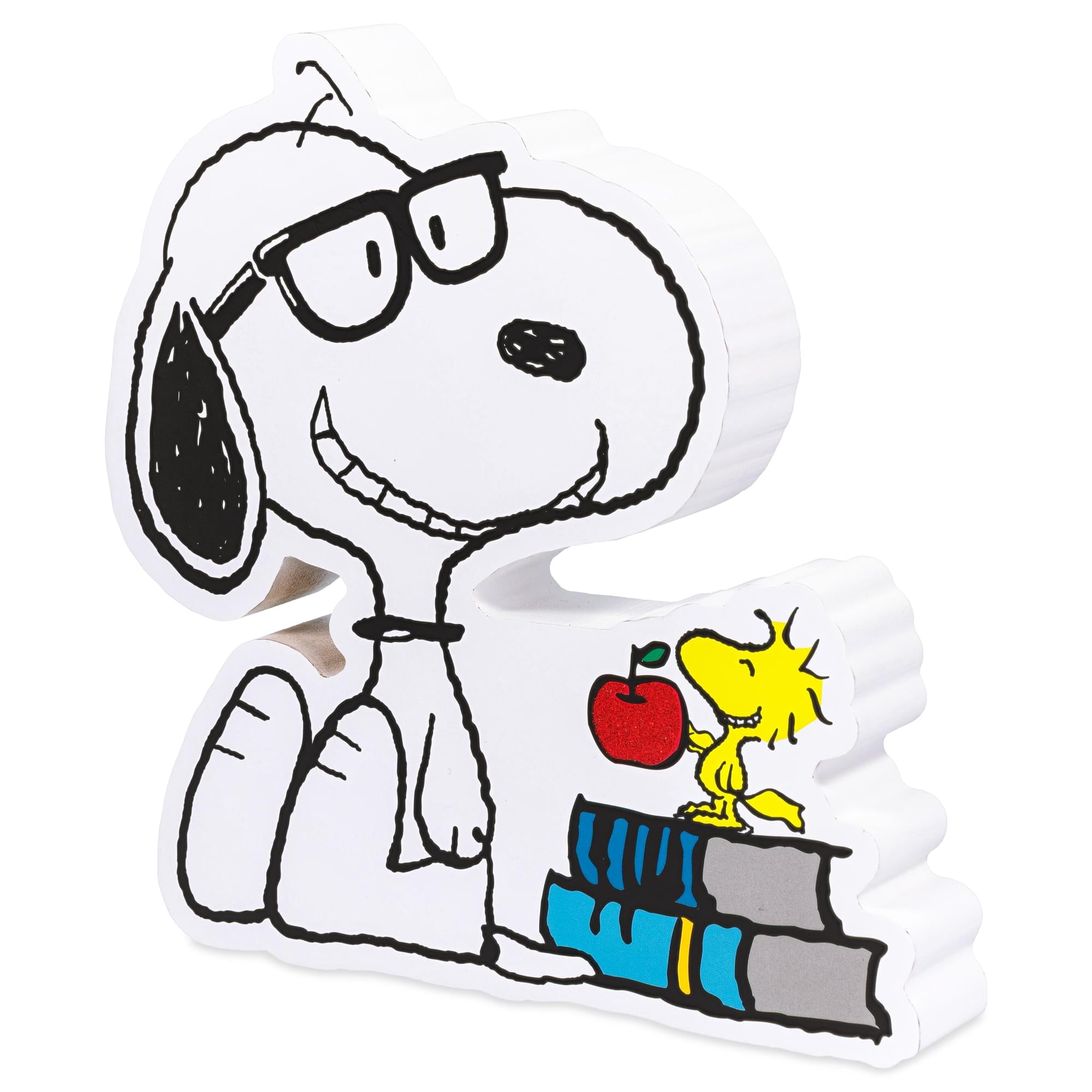 Peanuts Snoopy and Woodstock Bookworm MDF Box Sign