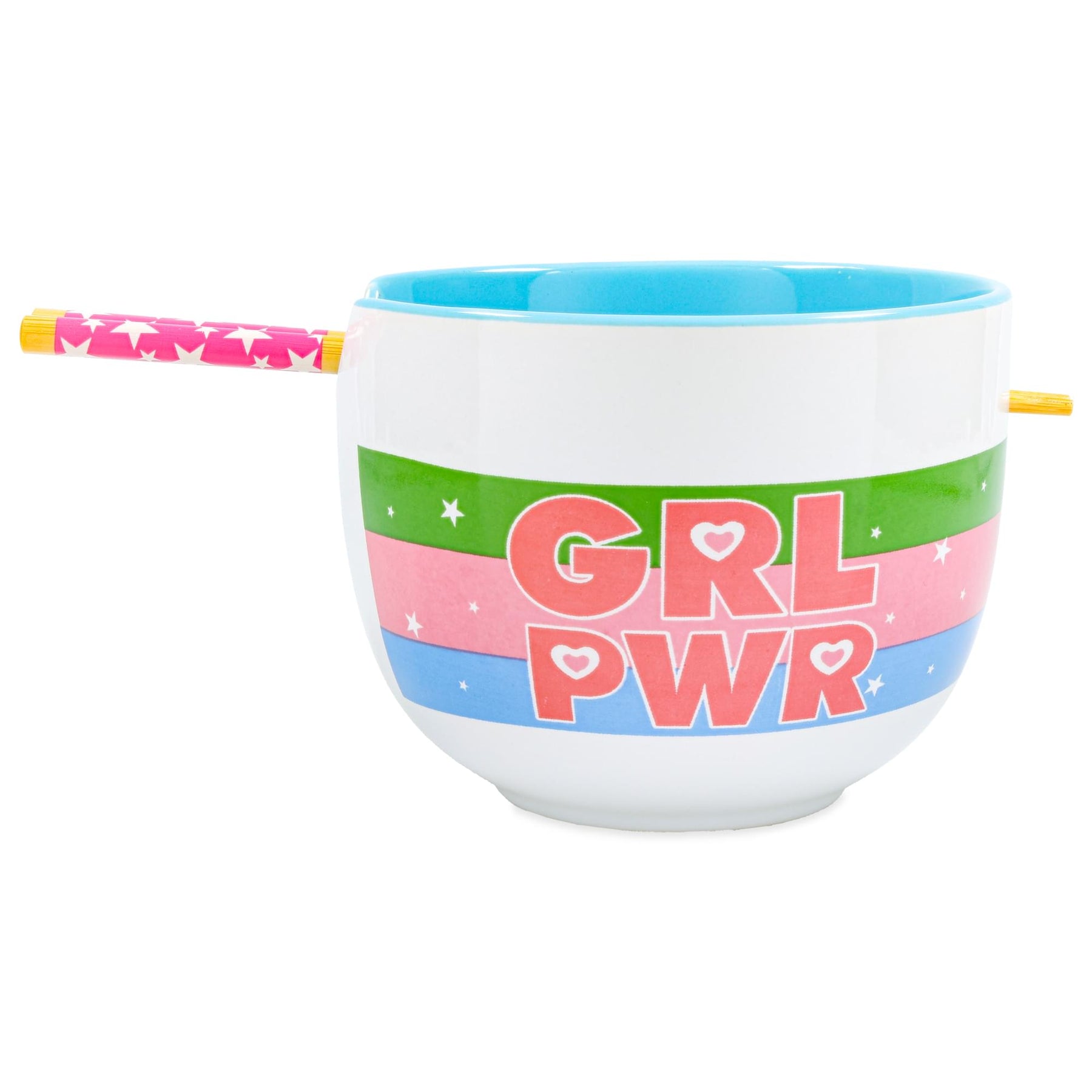 The Powerpuff Girls 20-Ounce Ceramic Ramen Bowl With Chopsticks