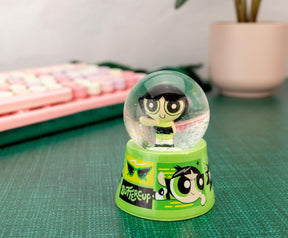 The Powerpuff Girls Buttercup Comic Panels 3-Inch Mini Light-Up Snow Globe
