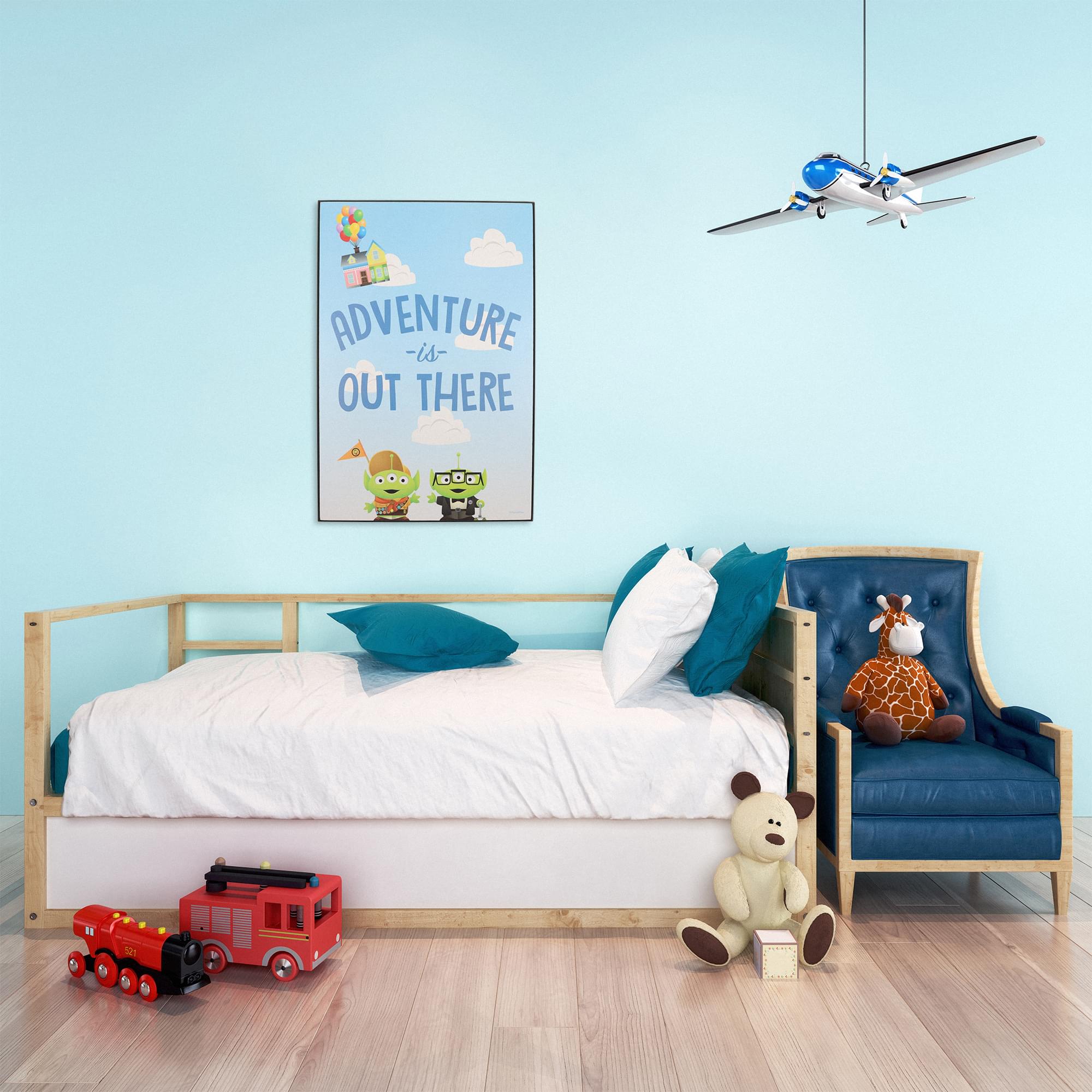 Disney/ Pixar "Adventure Is Out There" 13 x 19 Inch Framed MDF Wall Art