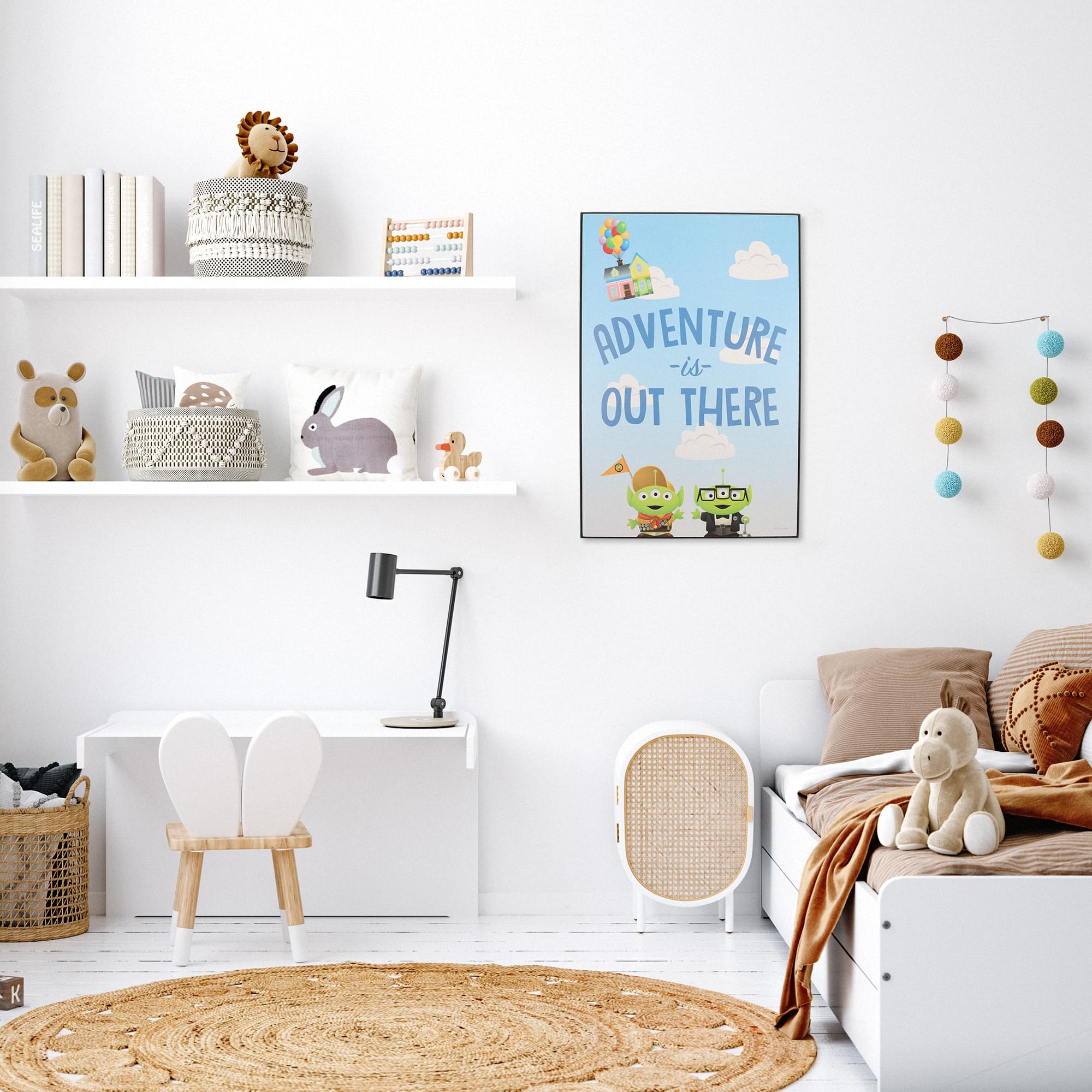 Disney/ Pixar "Adventure Is Out There" 13 x 19 Inch Framed MDF Wall Art