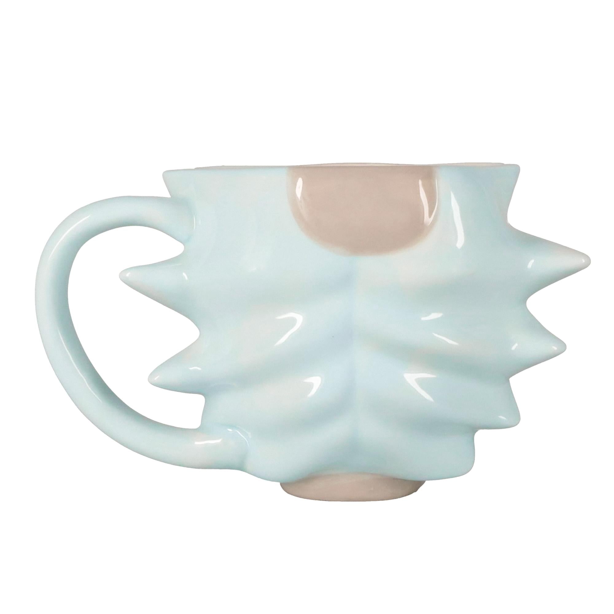 Rick and Morty Rick Sanchez Face 3D Sculpted Ceramic Mug | Holds 20 Ounces