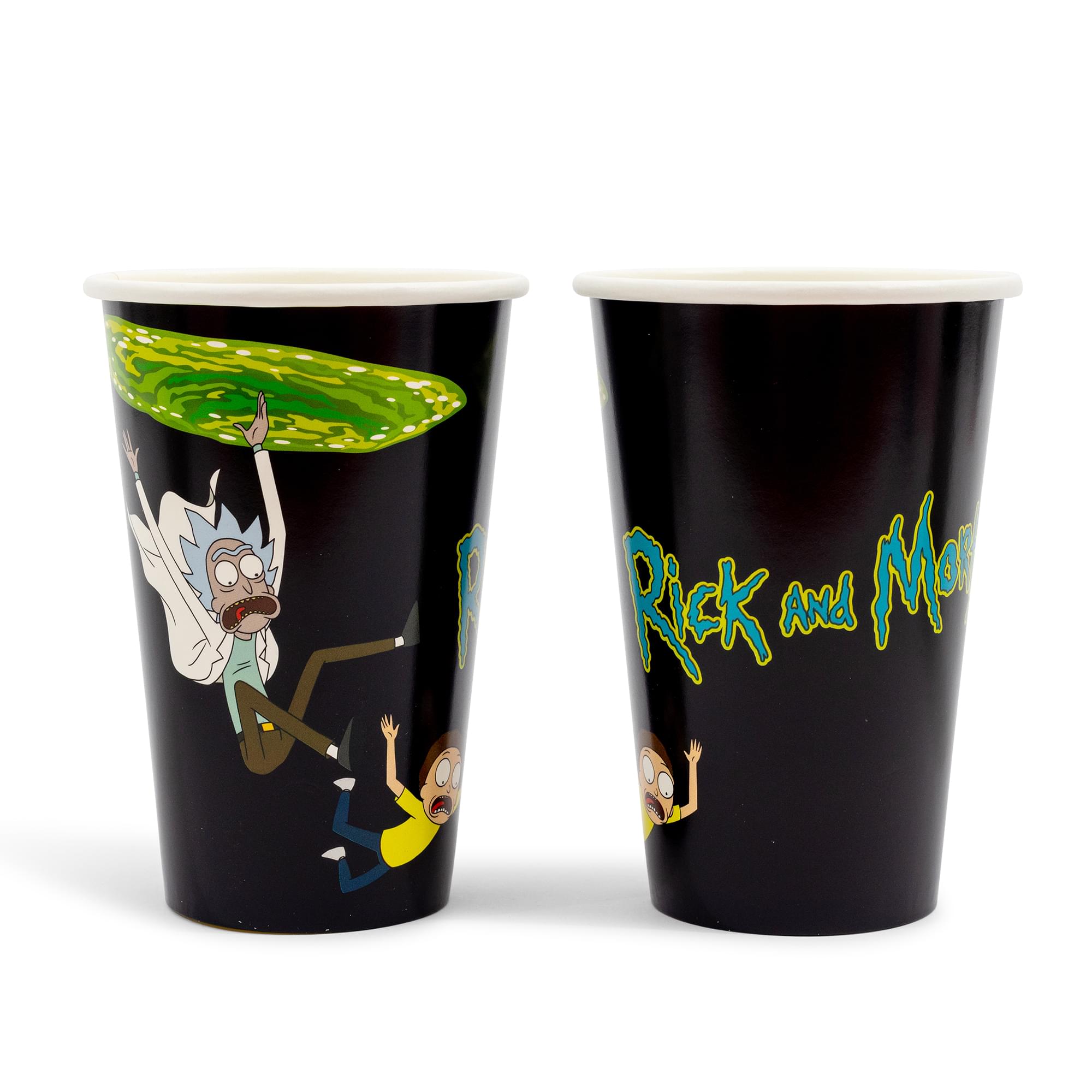 Rick and Morty Portal 60-Piece Party Tableware Set | Cups, Plates, Napkins