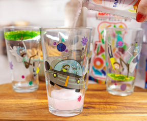 Rick and Morty 16-Ounce Pint Glasses | Set of 4