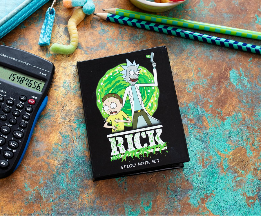 Rick and Morty Sticky Note and Tab Box Set