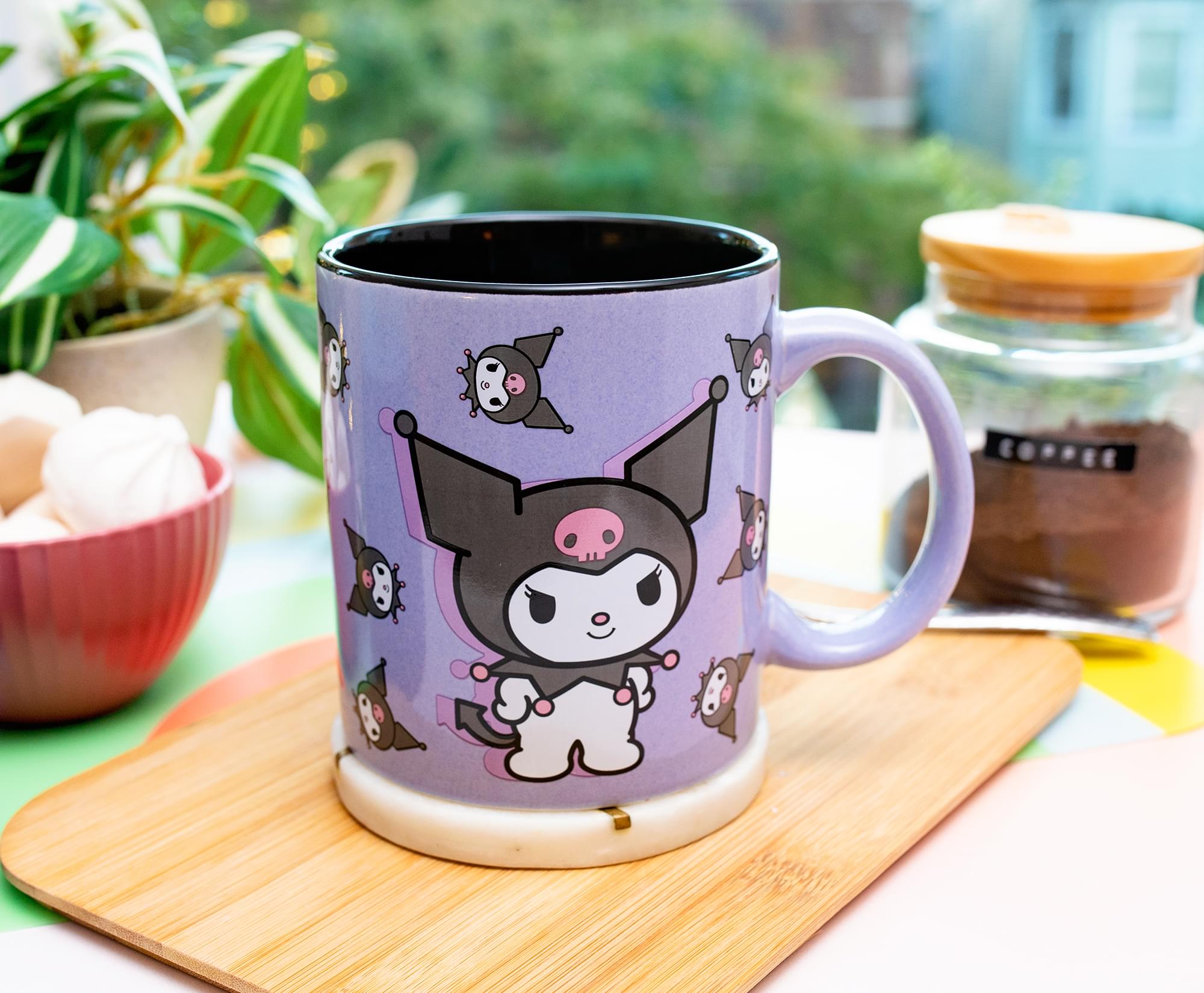 Sanrio Kuromi Purple Ceramic Mug | Holds 20 Ounces