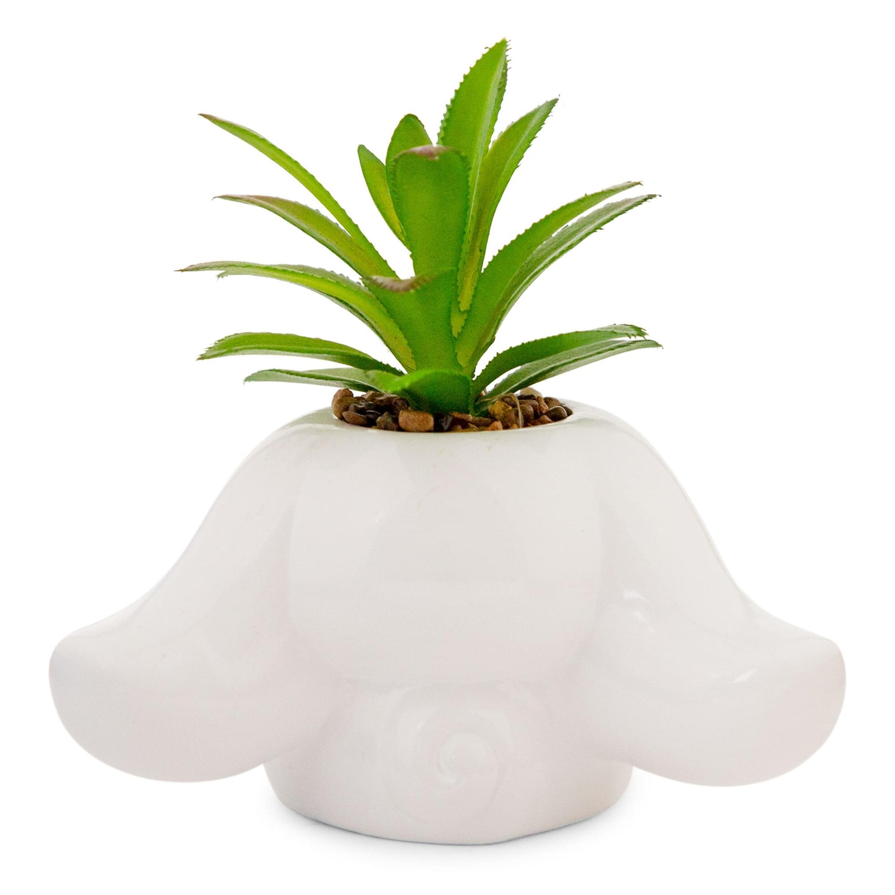 Sanrio Cinnamoroll 3-Inch Ceramic Mini Planter With Artificial Succulent