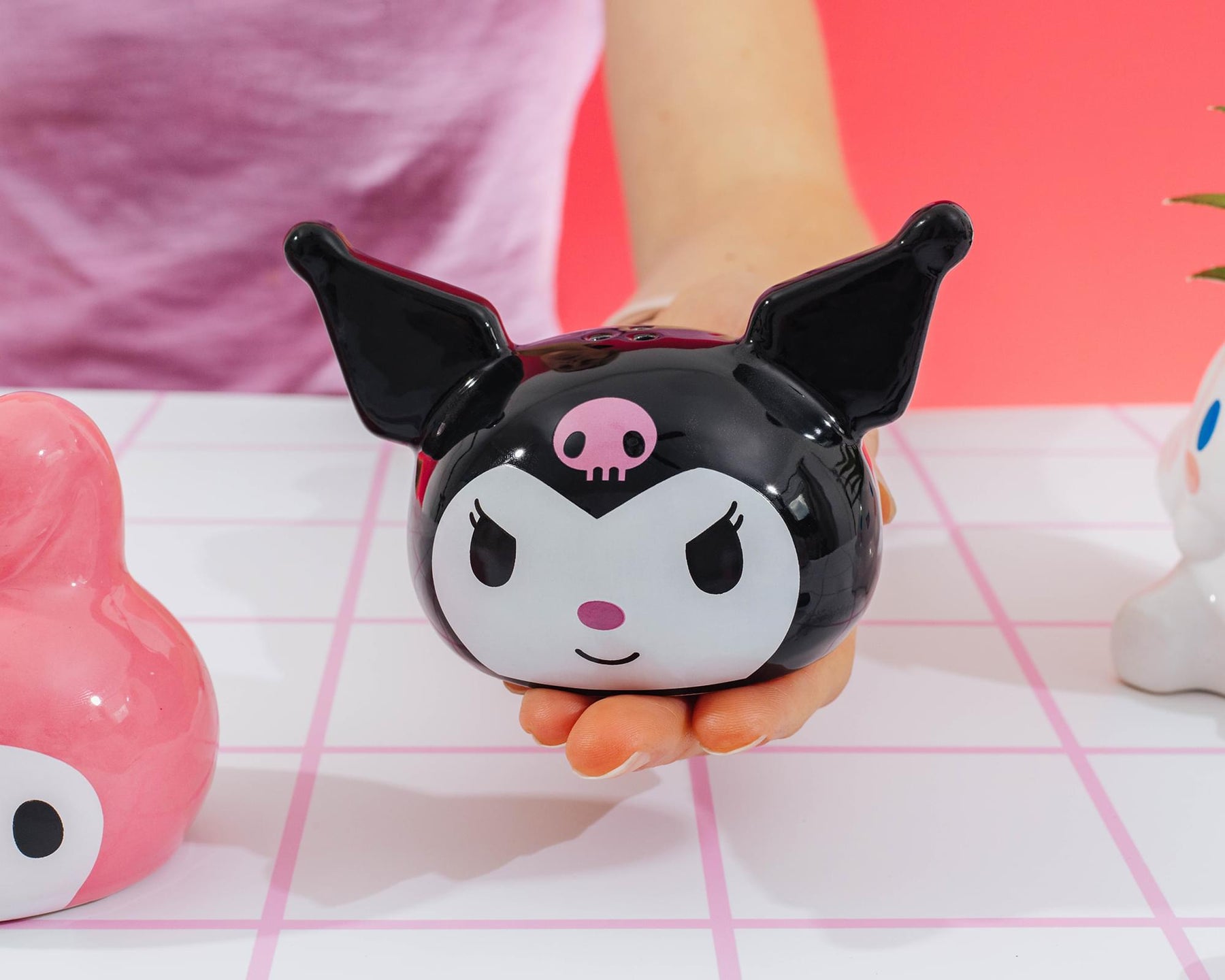 Sanrio My Melody and Kuromi Ceramic Salt and Pepper Shaker Set