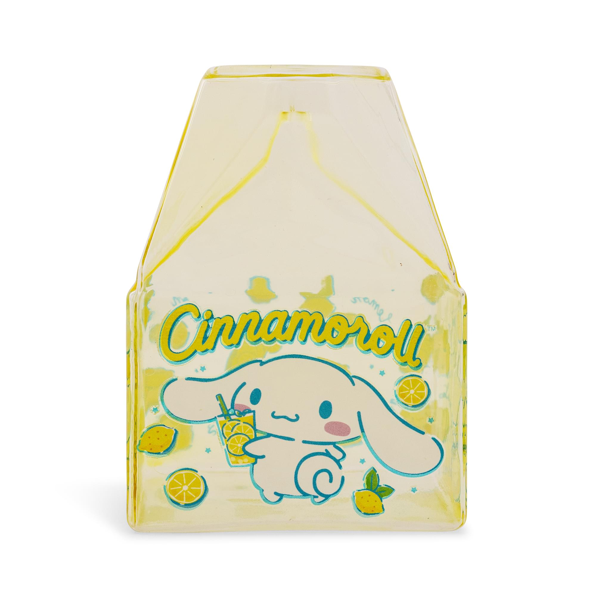 Sanrio Cinnamoroll Lemonade Glass Milk Carton | Holds 12 Ounces