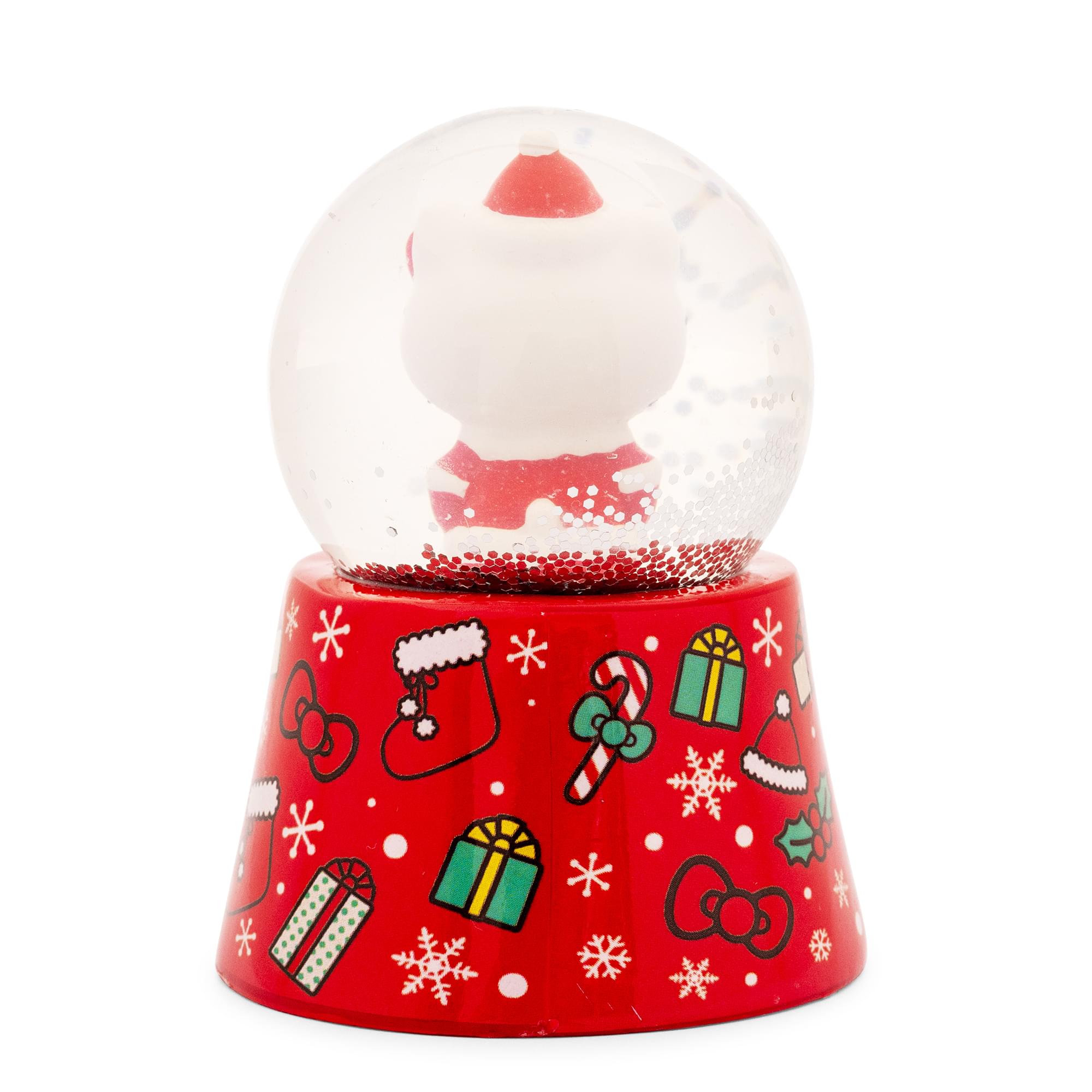Sanrio Hello Kitty Holiday 3-Inch Mini Light-Up Snow Globe
