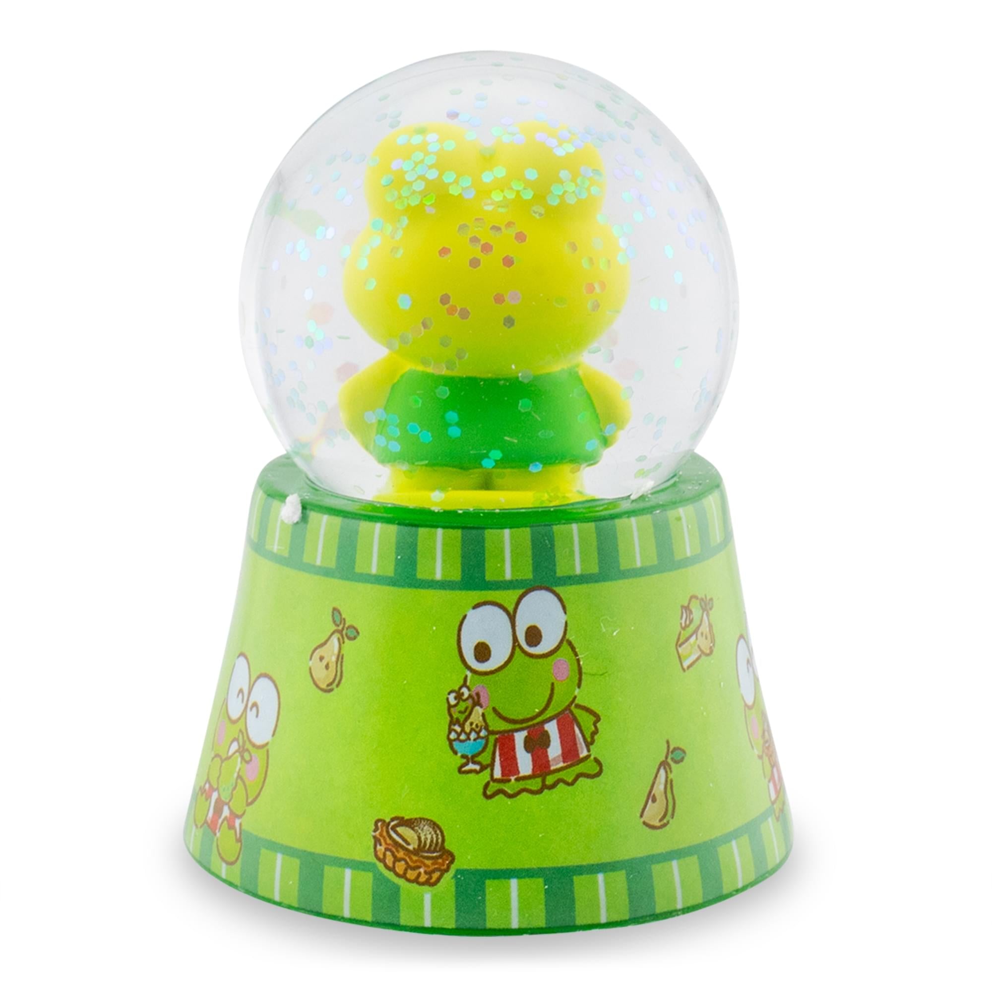 Sanrio Keroppi Mini Light-Up Snow Globe | 3 Inches Tall