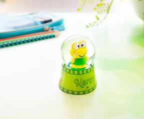 Sanrio Keroppi Mini Light-Up Snow Globe | 3 Inches Tall