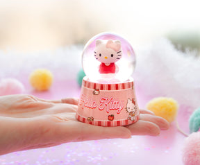 Sanrio Hello Kitty Mini Light-Up Snow Globe | 3 Inches Tall