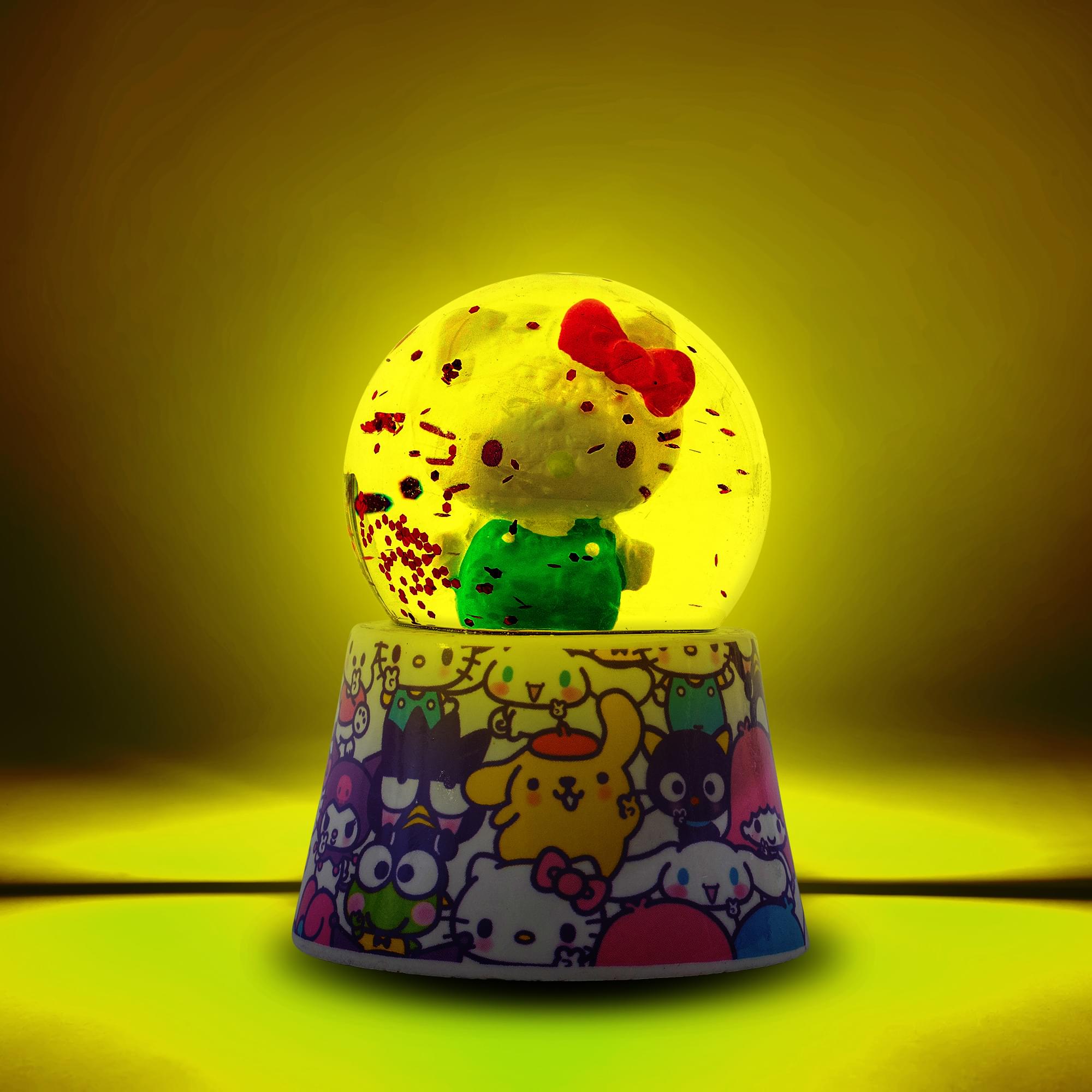 Sanrio Hello Kitty and Friends Mini Light-Up Snow Globe | 3 Inches Tall
