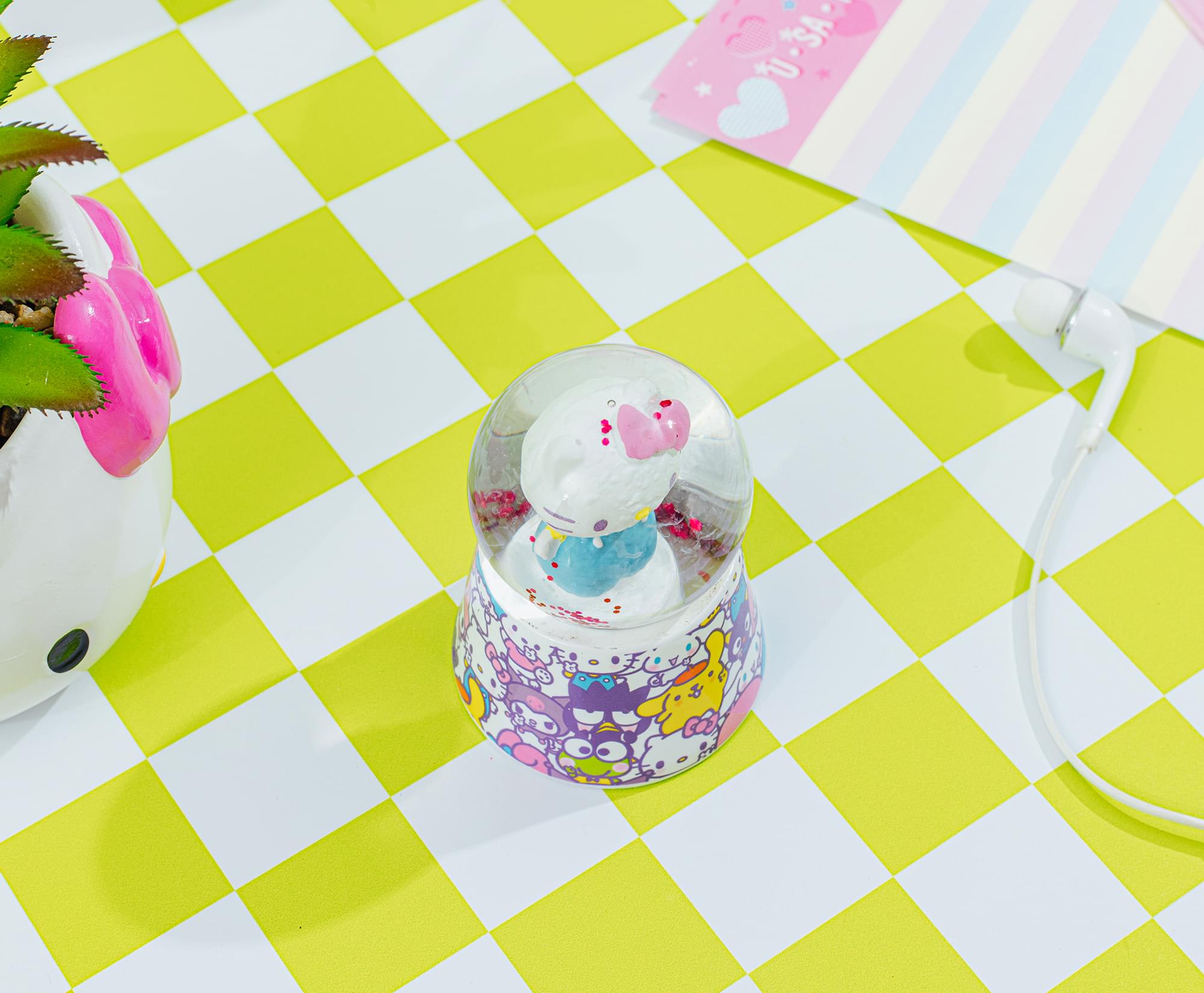 Sanrio Hello Kitty and Friends Mini Light-Up Snow Globe | 3 Inches Tall