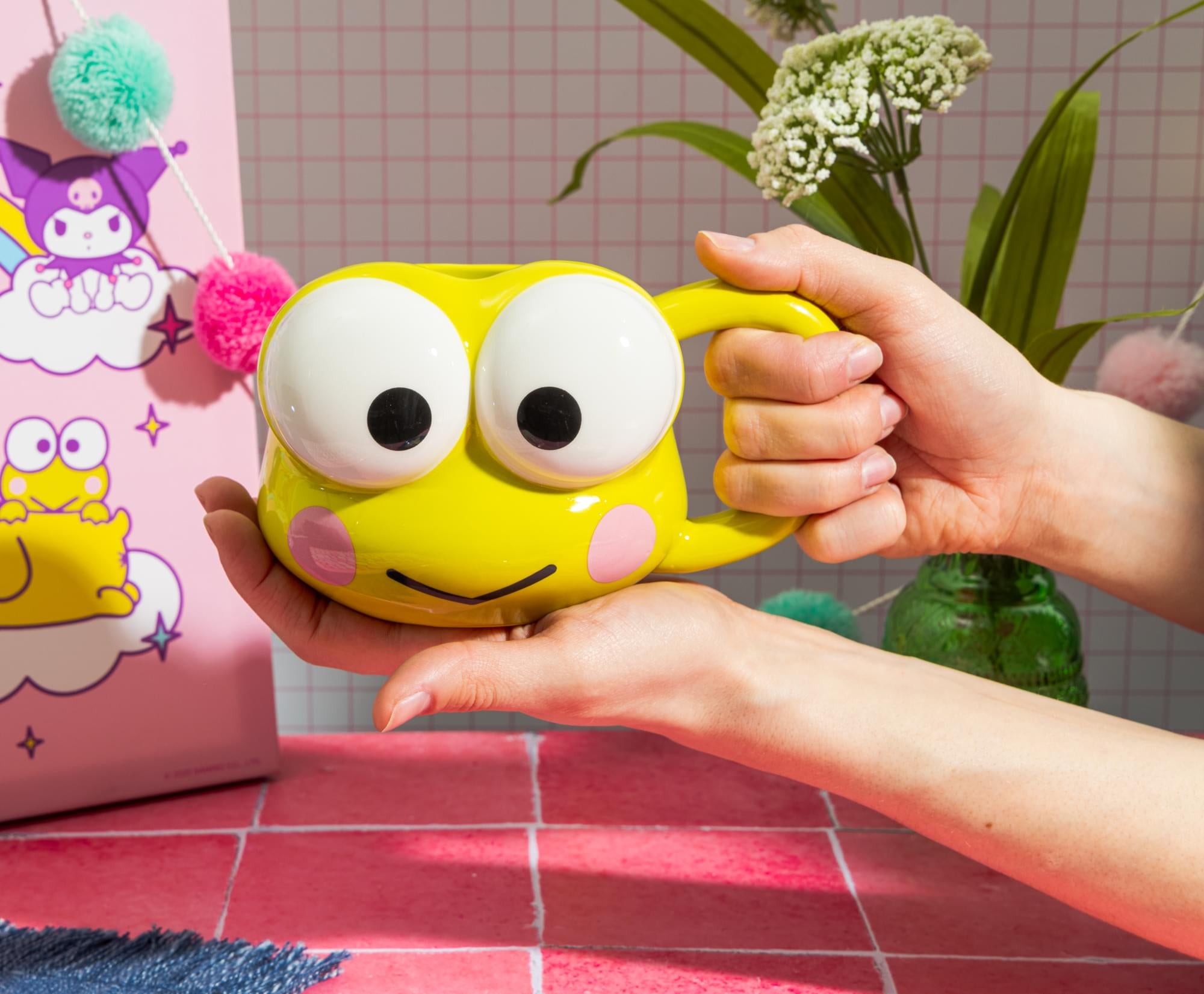 Sanrio Keroppi Sculpted Ceramic Mug | Holds 20 Ounces