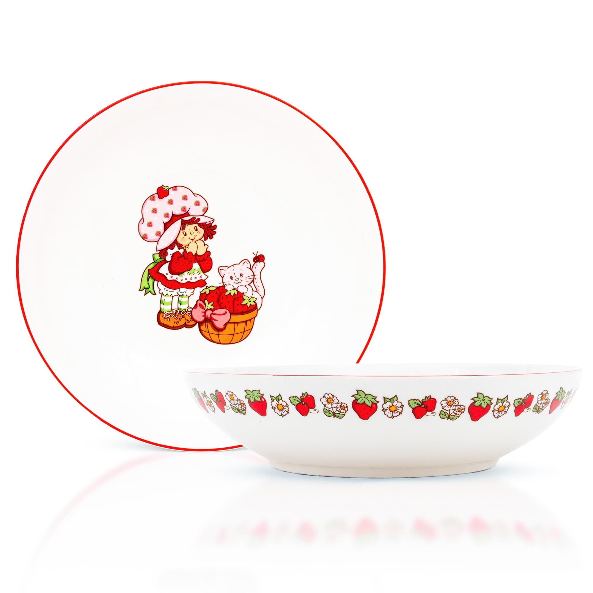 Strawberry Shortcake 9-Inch Ceramic Coupe Dinner Bowl