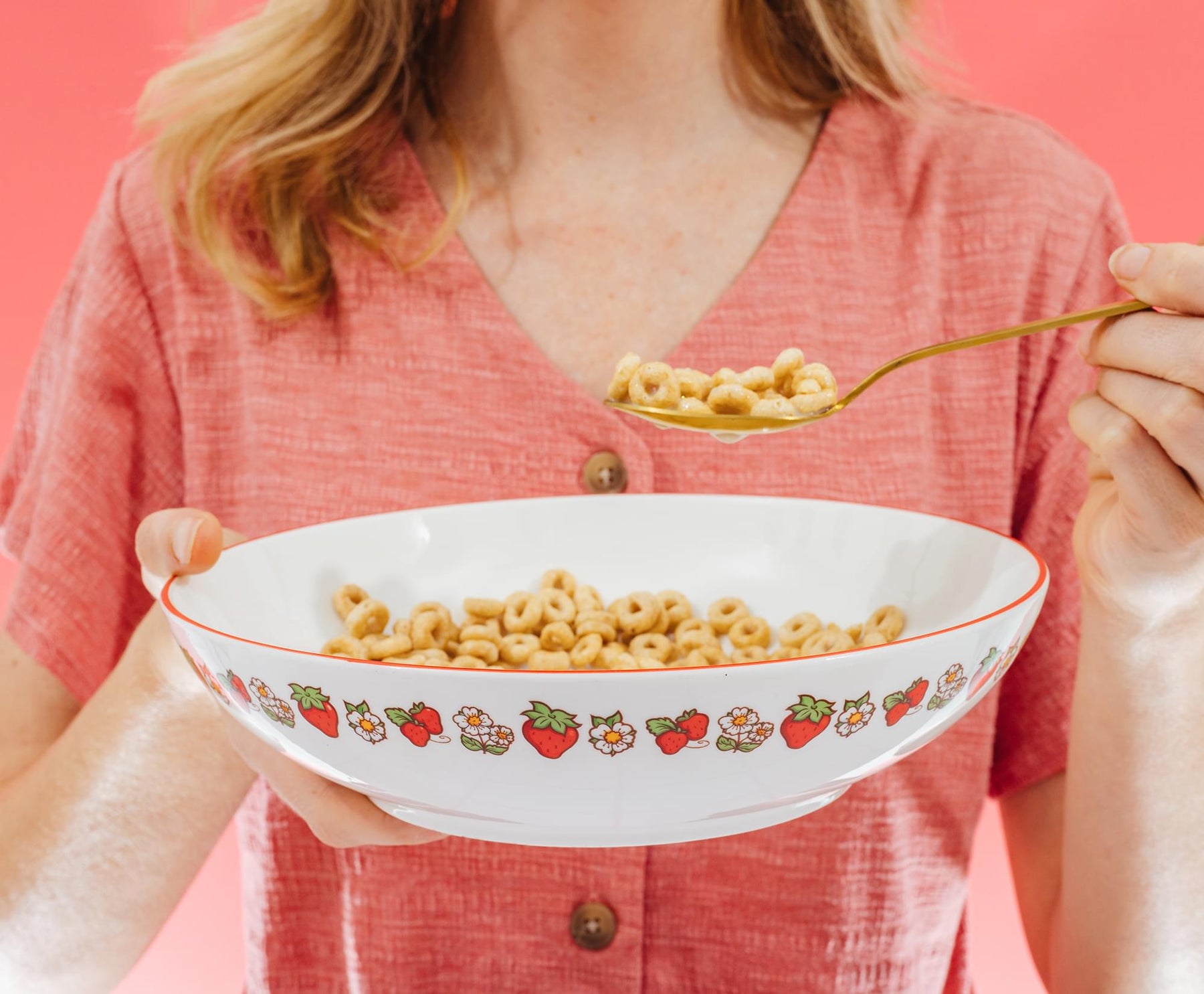 Strawberry Shortcake 9-Inch Ceramic Coupe Dinner Bowl