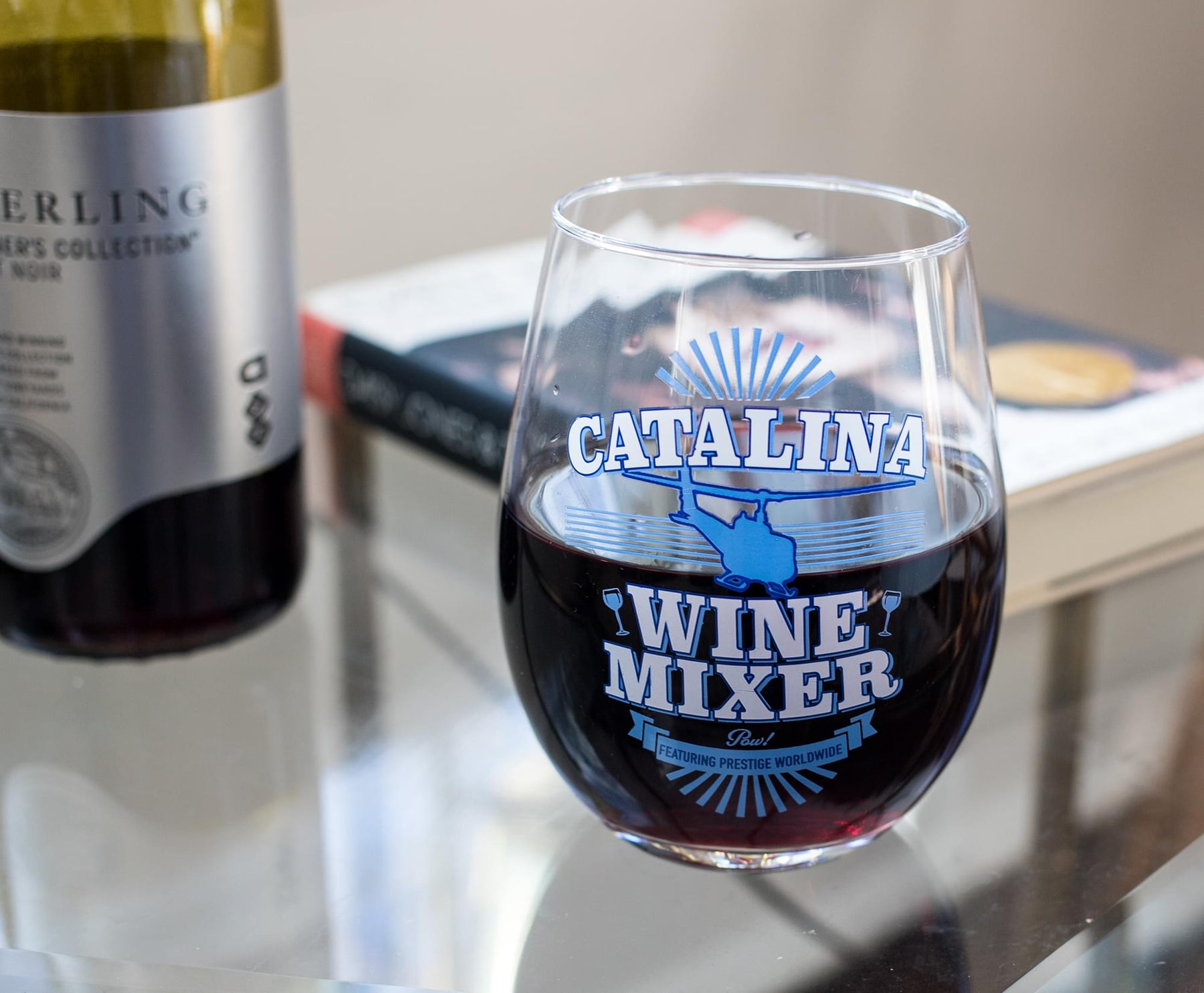 Step Brothers Catalina Wine Mixer 20 oz Drinking Stemless Wine Glass