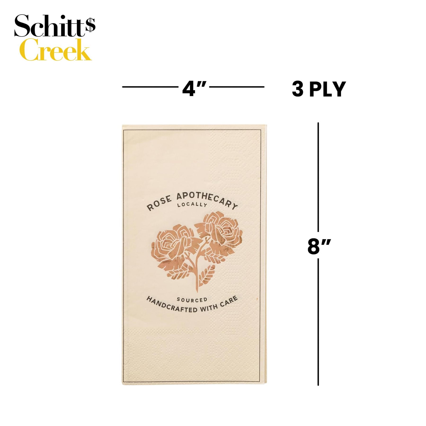 Schitt's Creek "Rose Apothecary" Guest Napkins | 32 Count