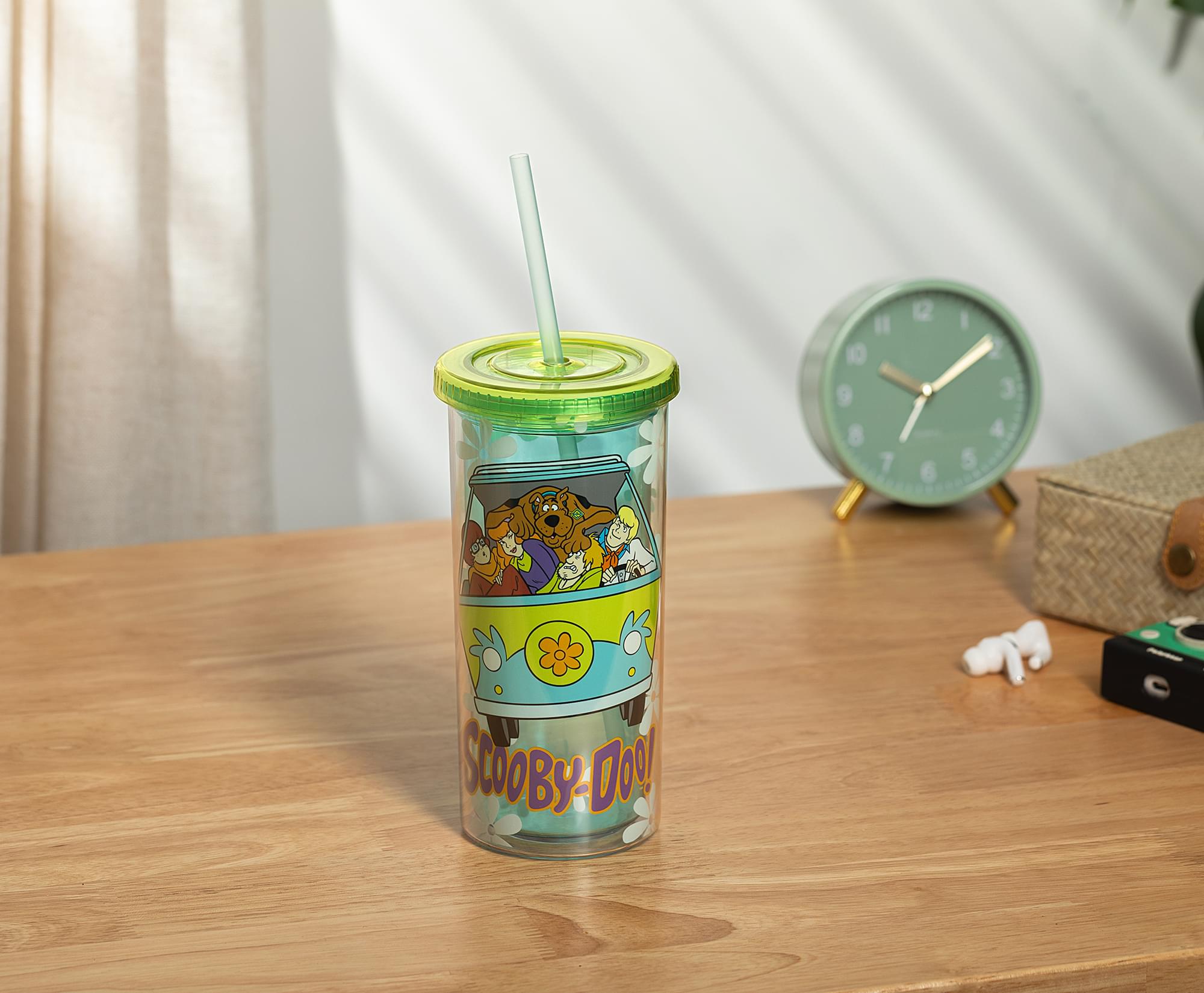 Scooby-Doo Mystery Machine Carnival Cup With Lid and Straw | Holds 20 Ounces