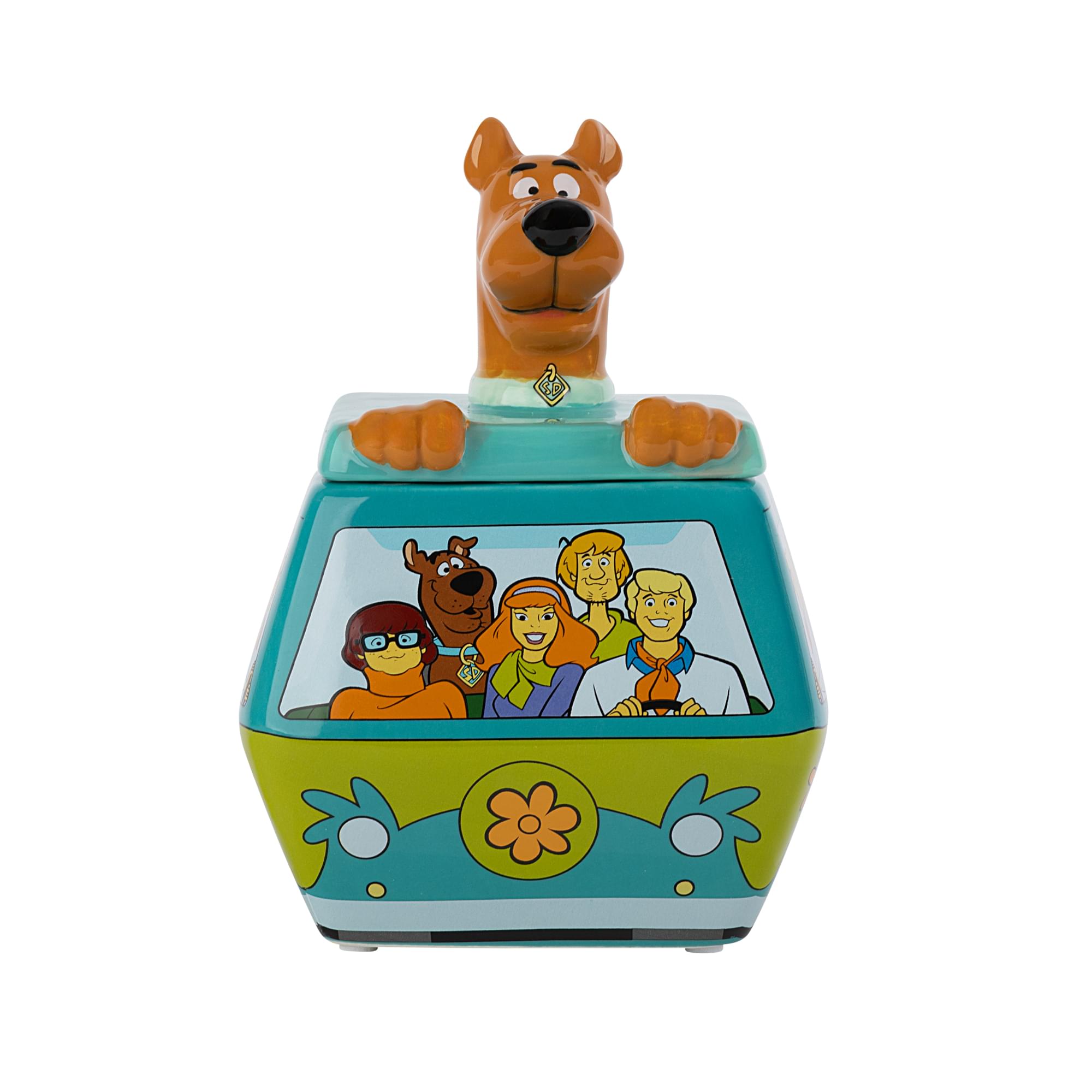Scooby-Doo Mystery Machine 7-Inch Sculpted Ceramic Snack Jar