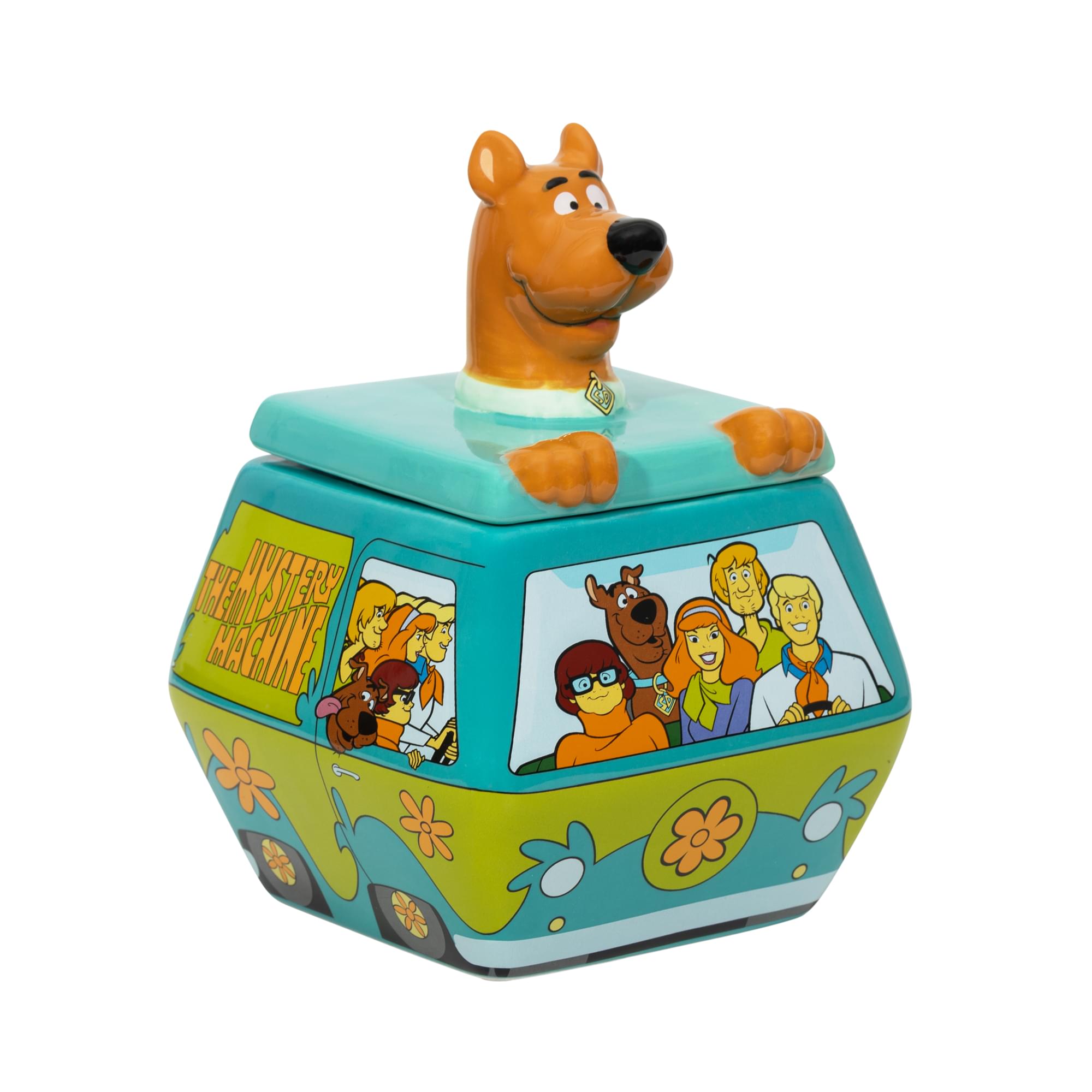 Scooby-Doo Mystery Machine 7-Inch Sculpted Ceramic Snack Jar