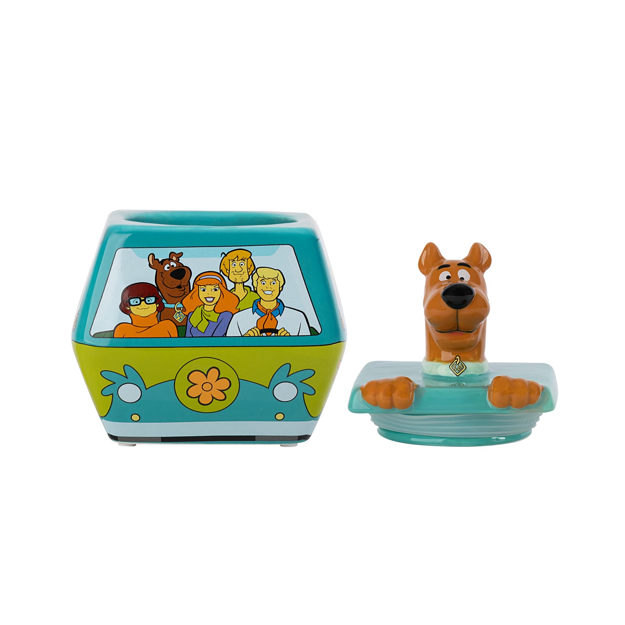 Scooby-Doo Mystery Machine 7-Inch Sculpted Ceramic Snack Jar