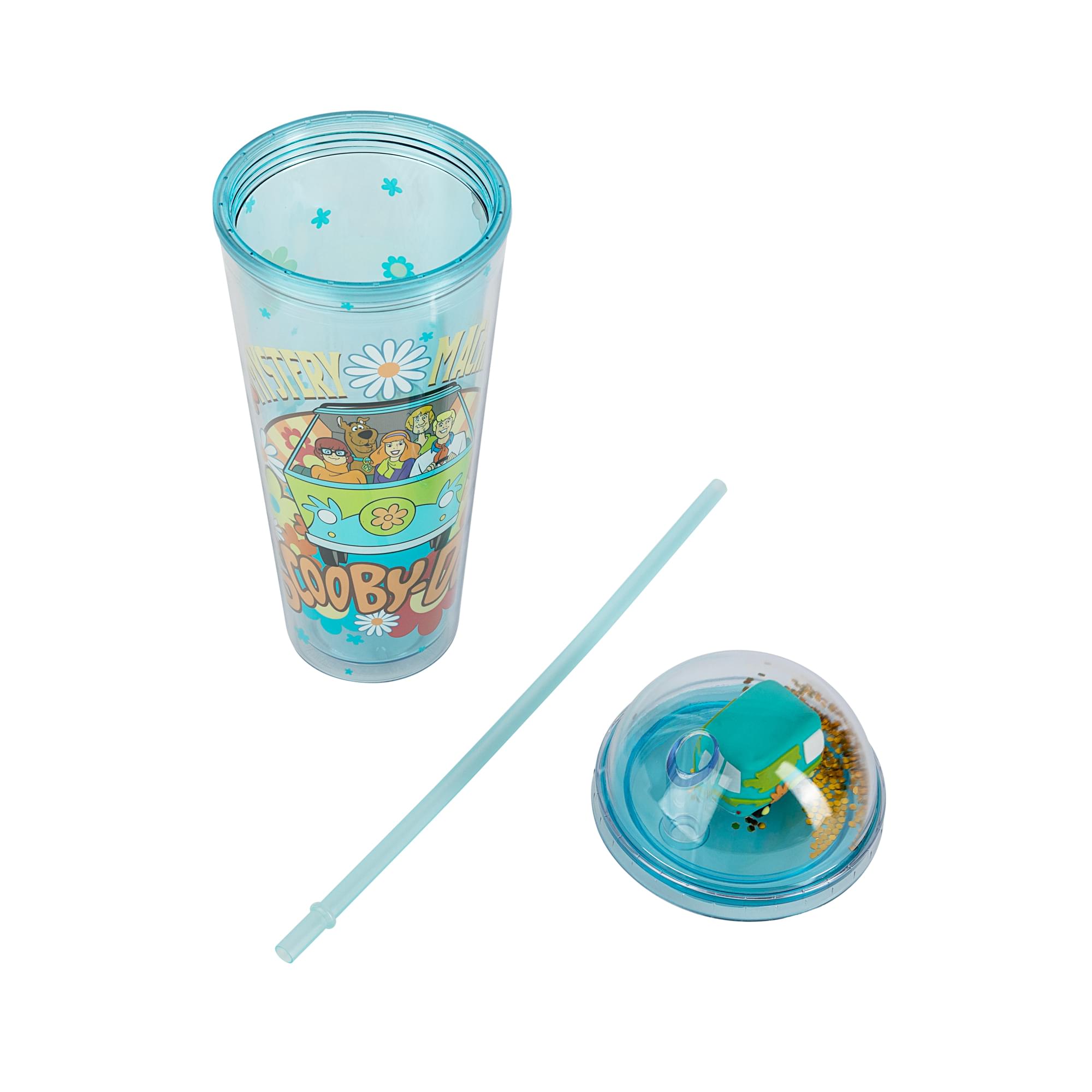Scooby-Doo Mystery Machine Gang 24-Ounce Carnival Cup With Lid and Straw