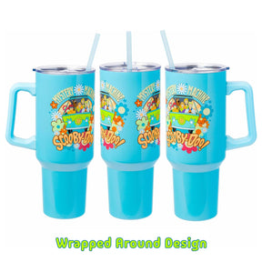 Scooby-Doo Mystery Machine Stainless Steel Tumbler With Handle | Holds 40 Ounces