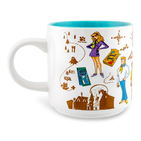 Scooby-Doo and the Gang "Crystal Cove" Ceramic Mug | Holds 13 Ounce