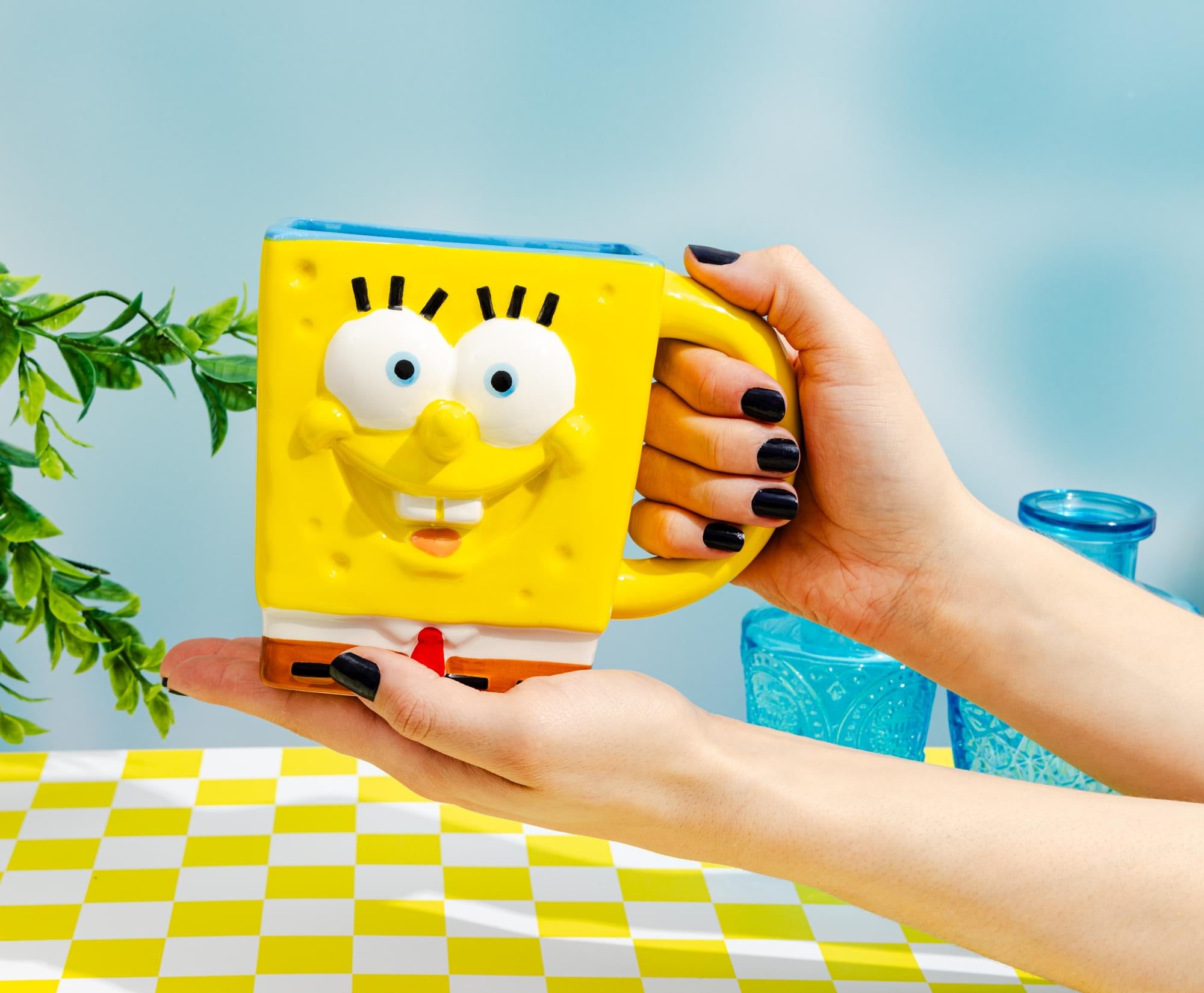 Nickelodeon SpongeBob SquarePants 20-Ounce Sculpted Ceramic Mug