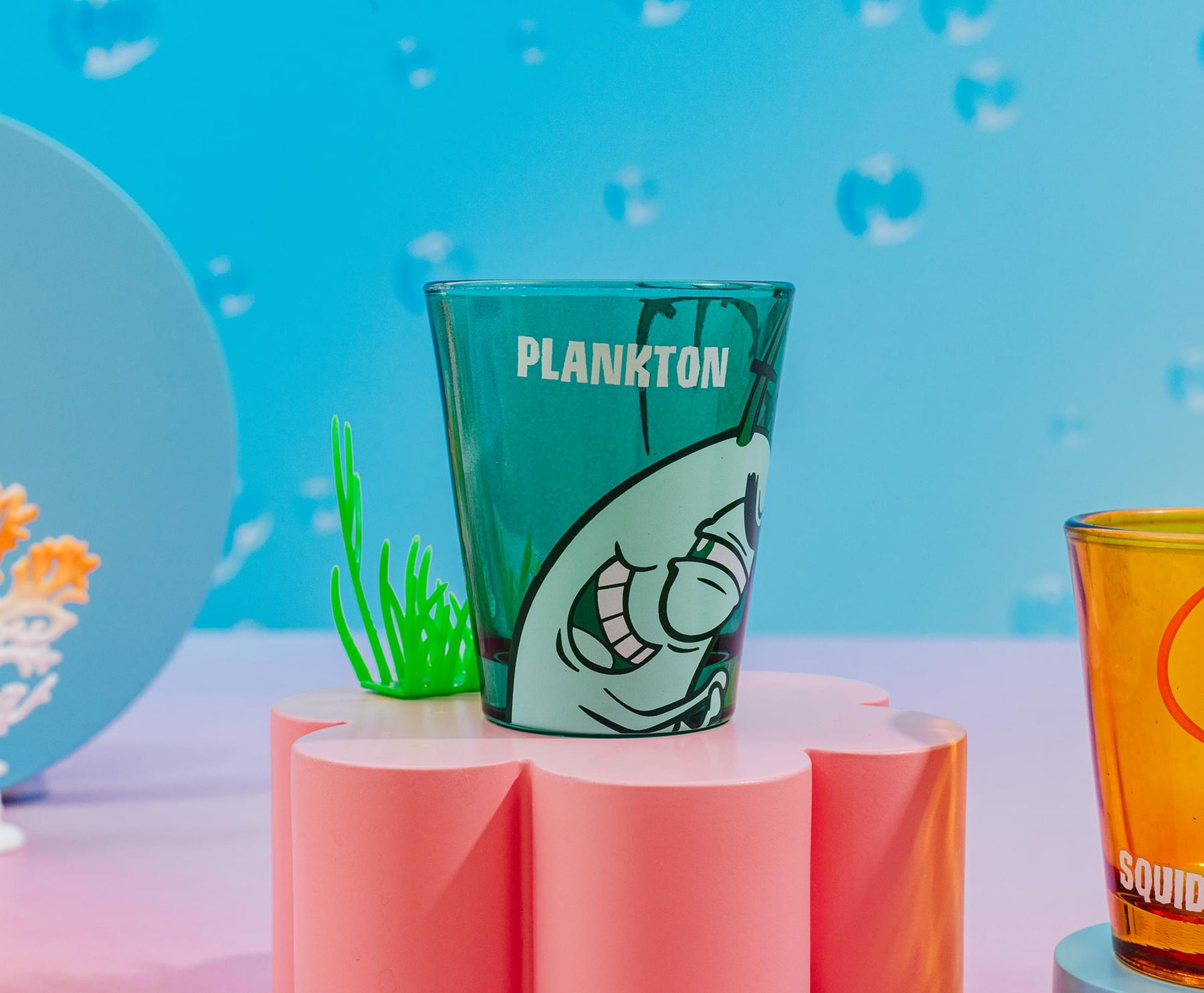 Nickelodeon SpongeBob SquarePants Character 2-Ounce Mini Shot Glasses | Set of 4