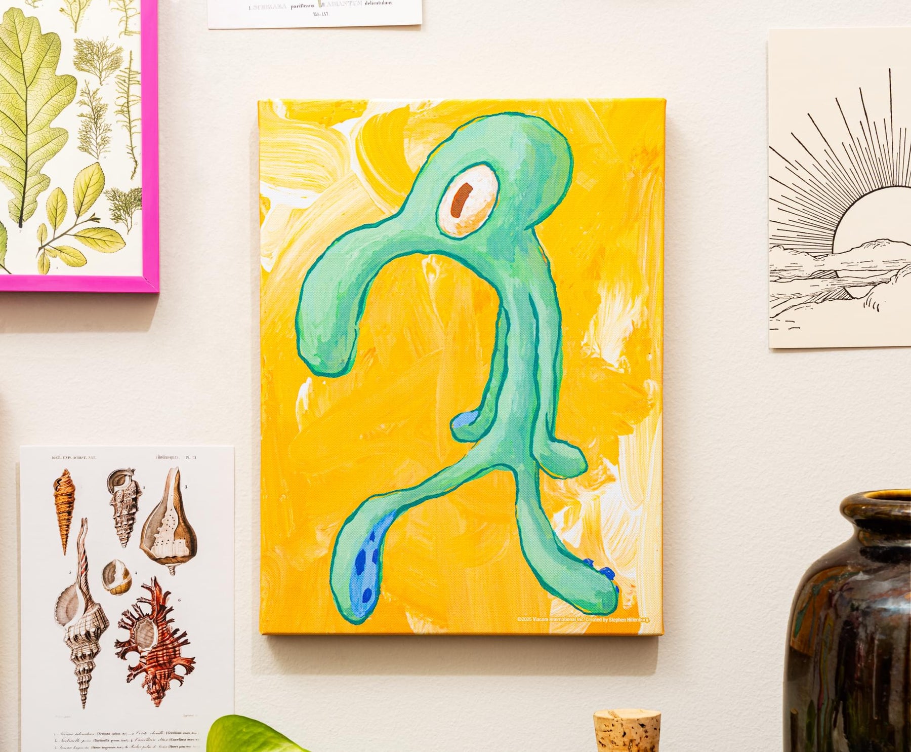SpongeBob SquarePants Bold and Brash Canvas Wall Art | 7.5 x 10 Inches