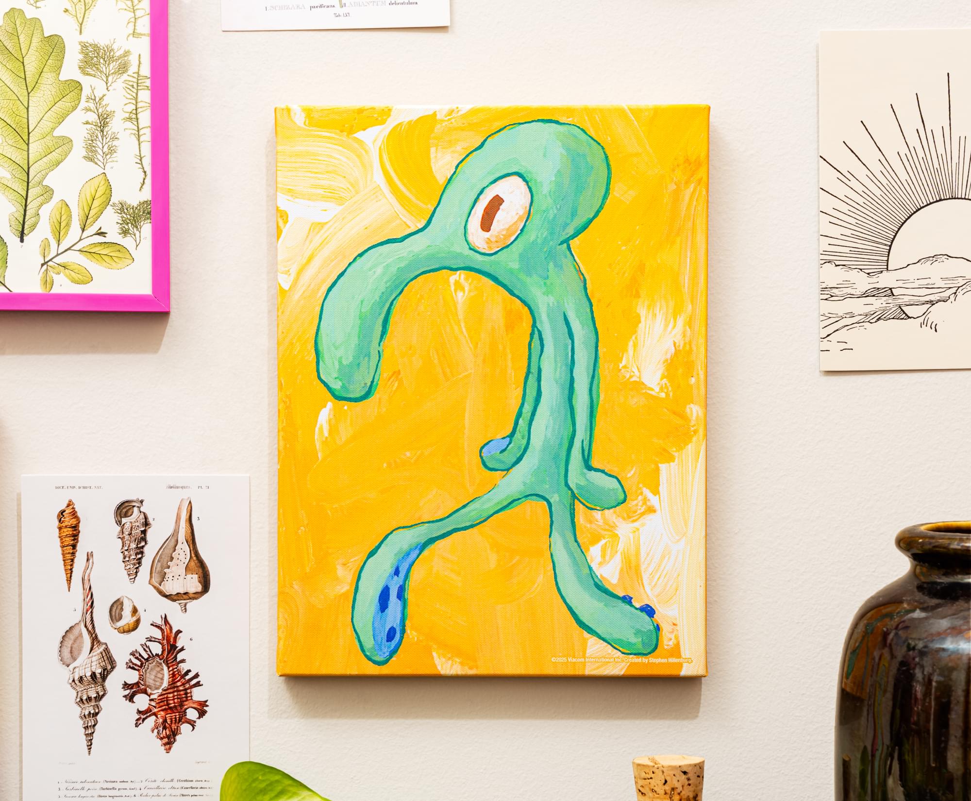 SpongeBob SquarePants Bold and Brash Canvas Wall Art | 7.5 x 10 Inches
