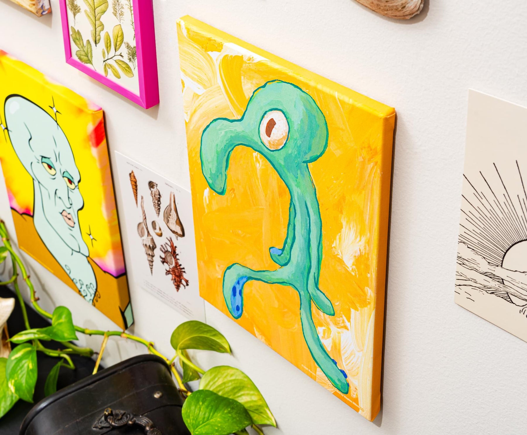 SpongeBob SquarePants Bold and Brash Canvas Wall Art | 7.5 x 10 Inches