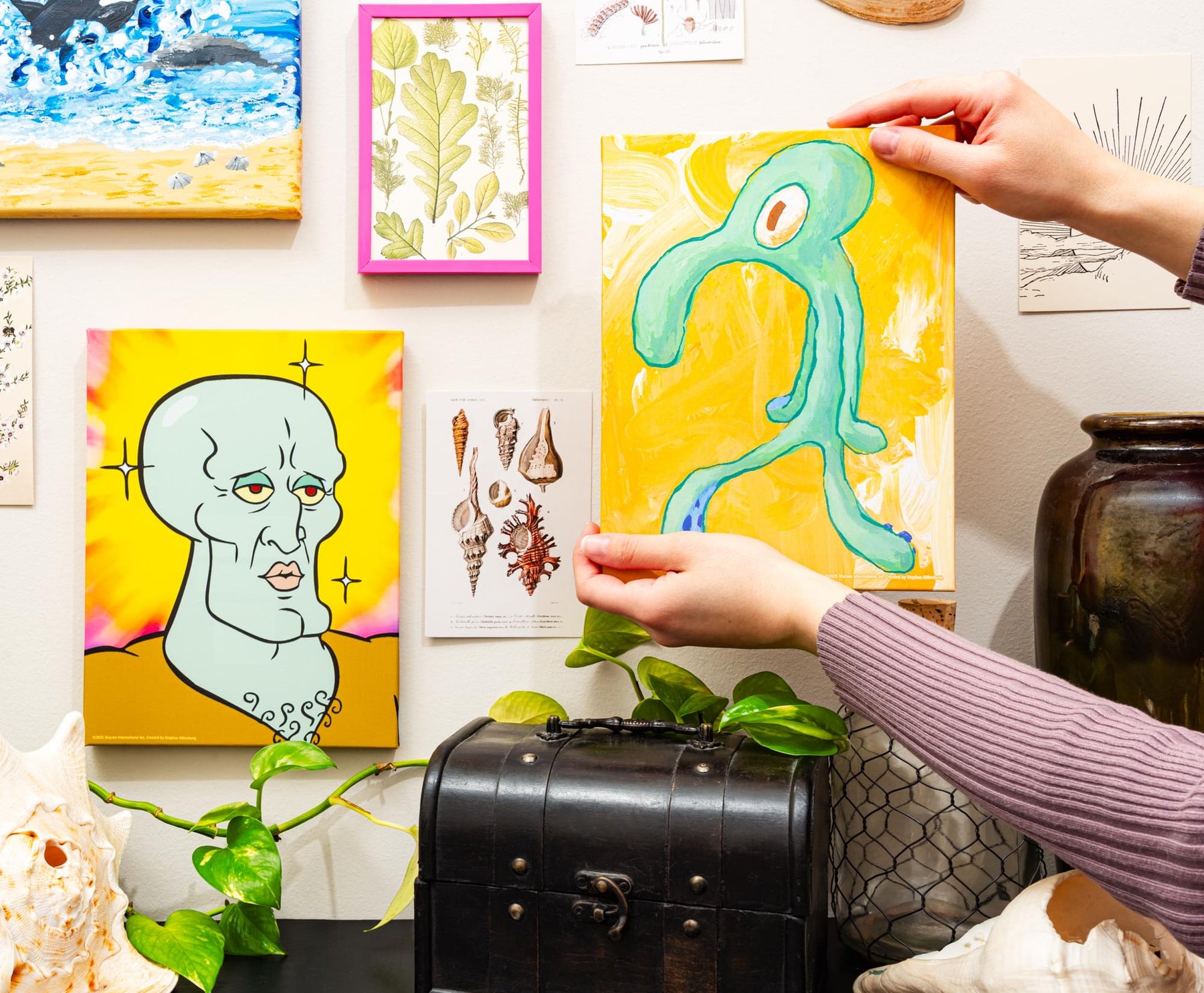 SpongeBob SquarePants Bold and Brash Canvas Wall Art | 7.5 x 10 Inches