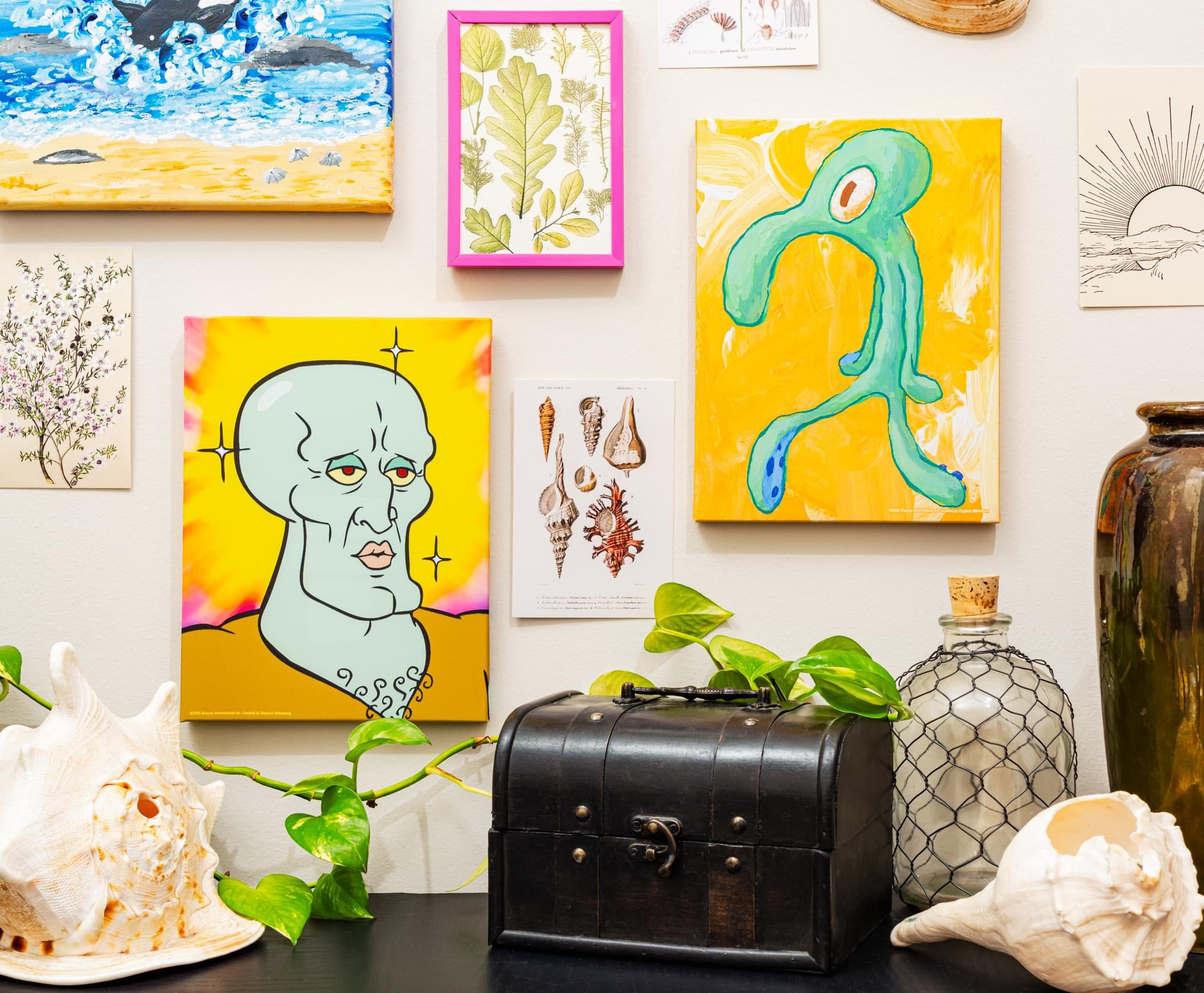 SpongeBob SquarePants Bold and Brash Canvas Wall Art | 7.5 x 10 Inches