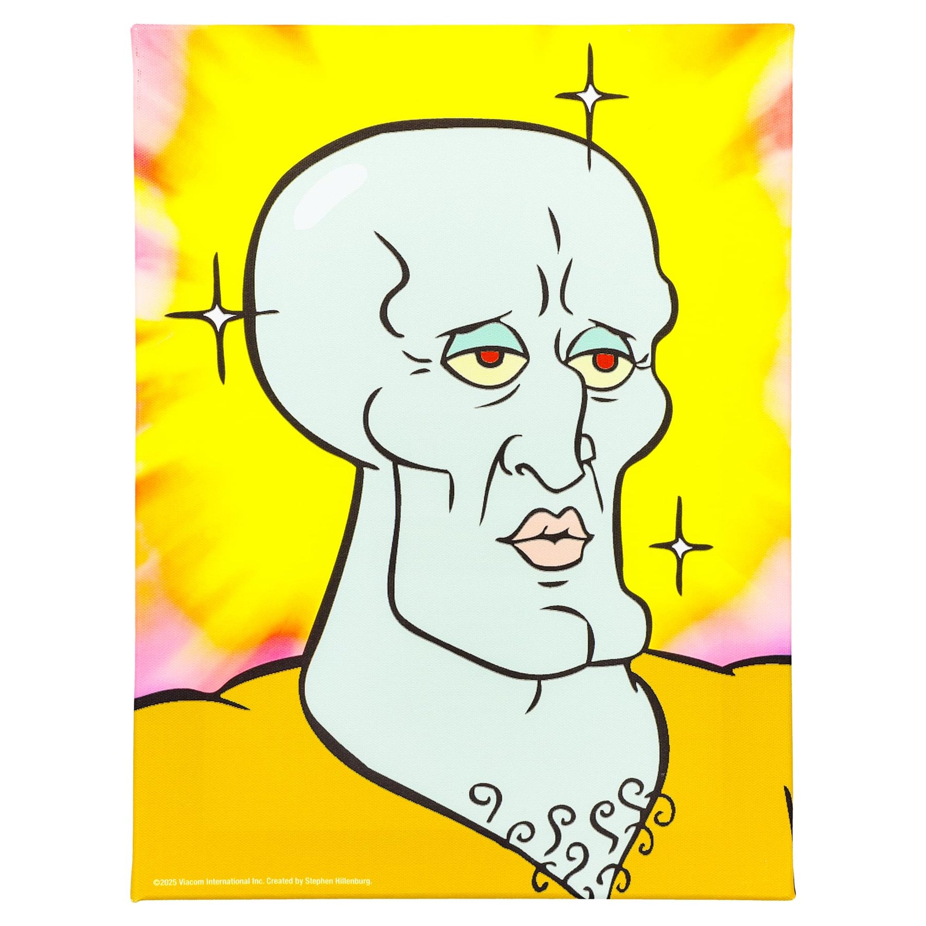 SpongeBob SquarePants Handsome Squidward Canvas Wall Art | 7.5 x 10 Inches