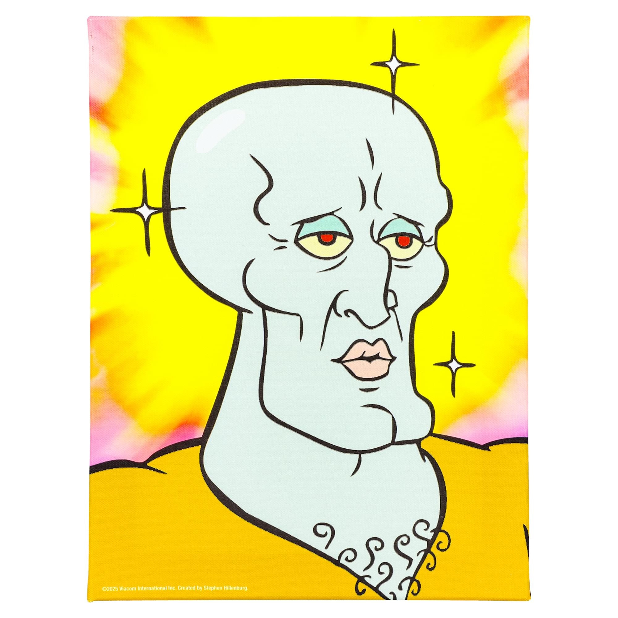 SpongeBob SquarePants Handsome Squidward Canvas Wall Art | 7.5 x 10 Inches
