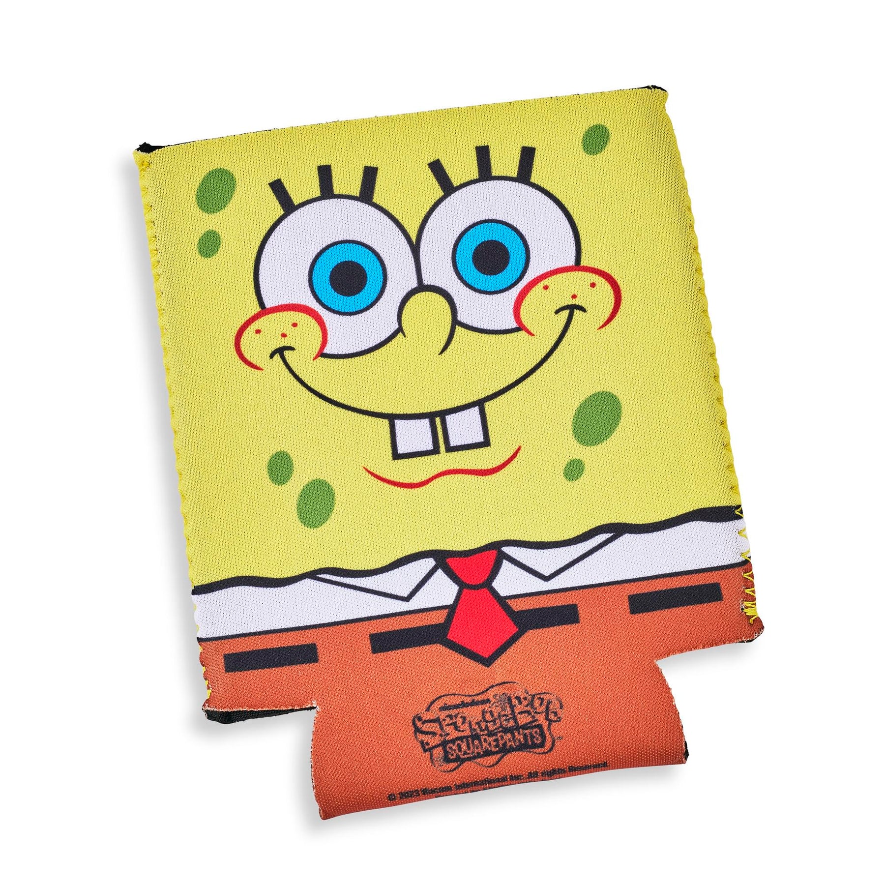 Nickelodeon SpongeBob SquarePants Face Foam Can Hugger | 4 x 4 Inches