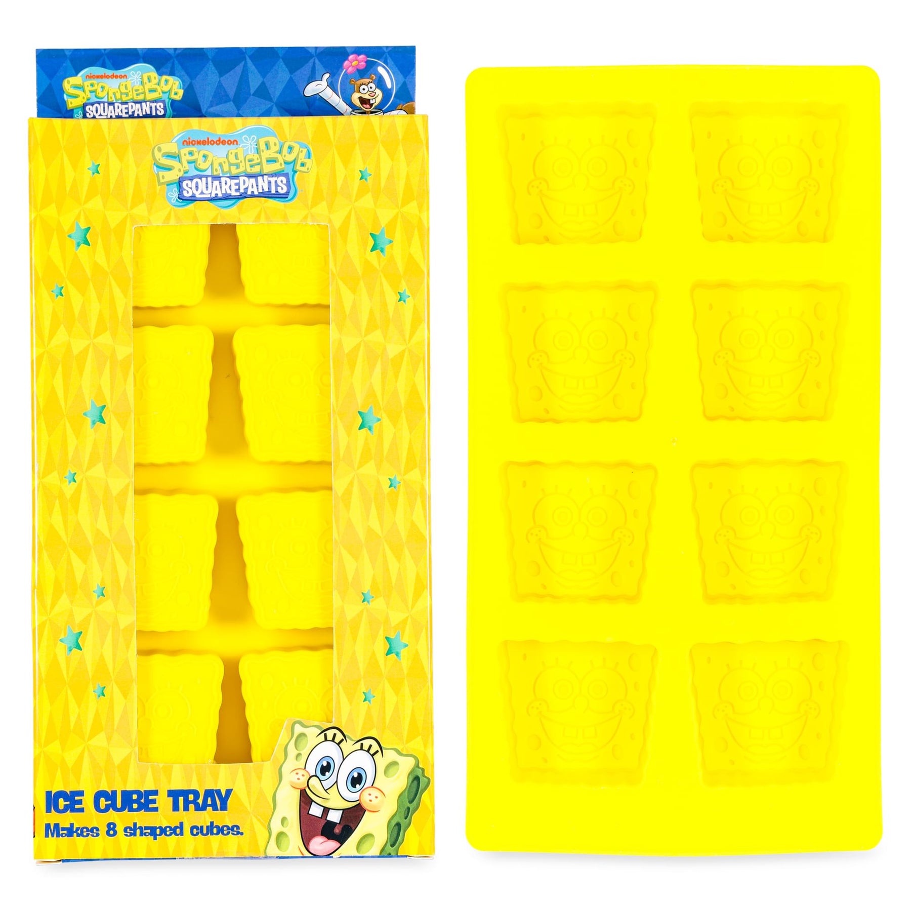 Nickelodeon SpongeBob SquarePants Face Molded Silicone Ice Cube Tray