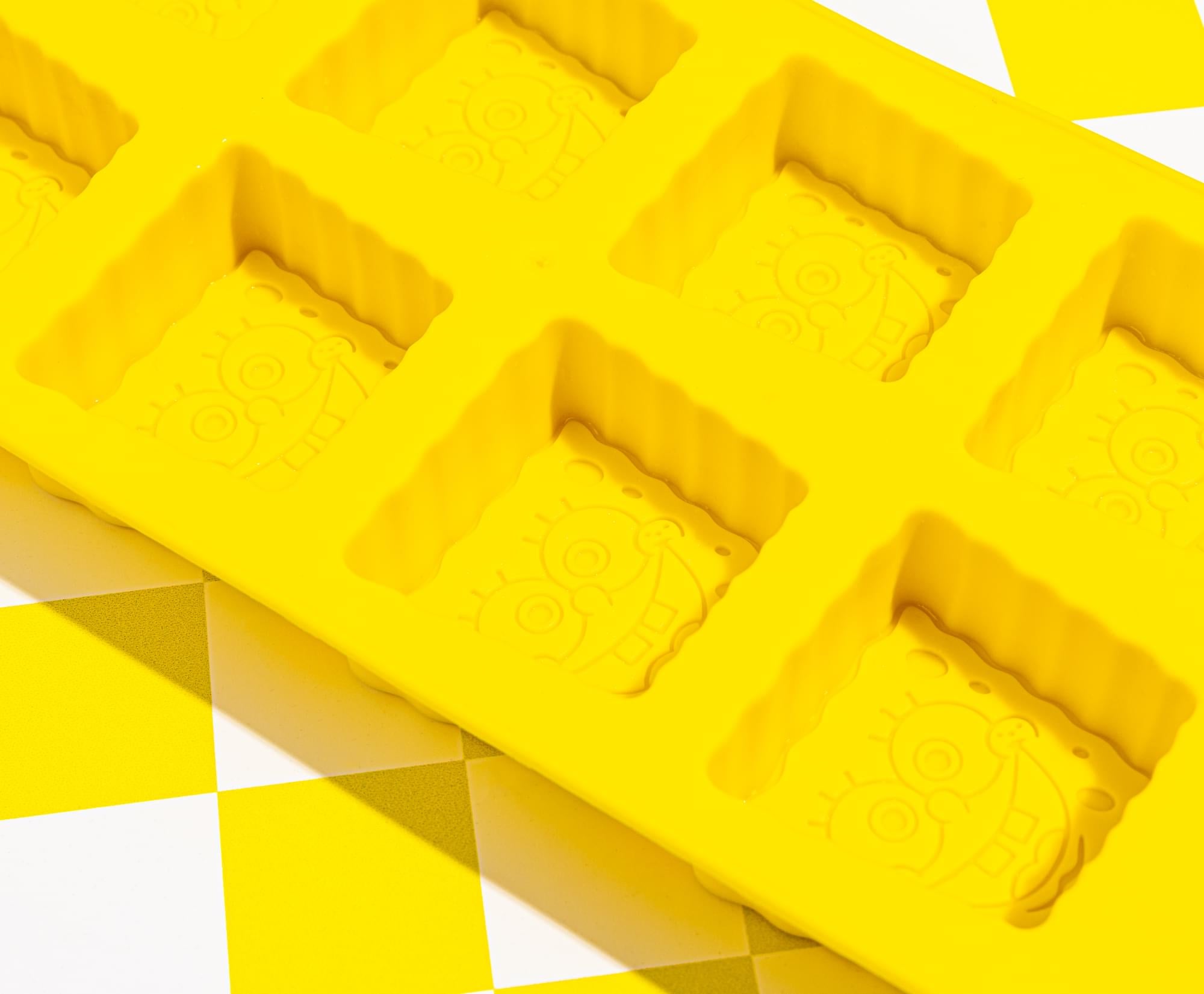 Nickelodeon SpongeBob SquarePants Face Molded Silicone Ice Cube Tray