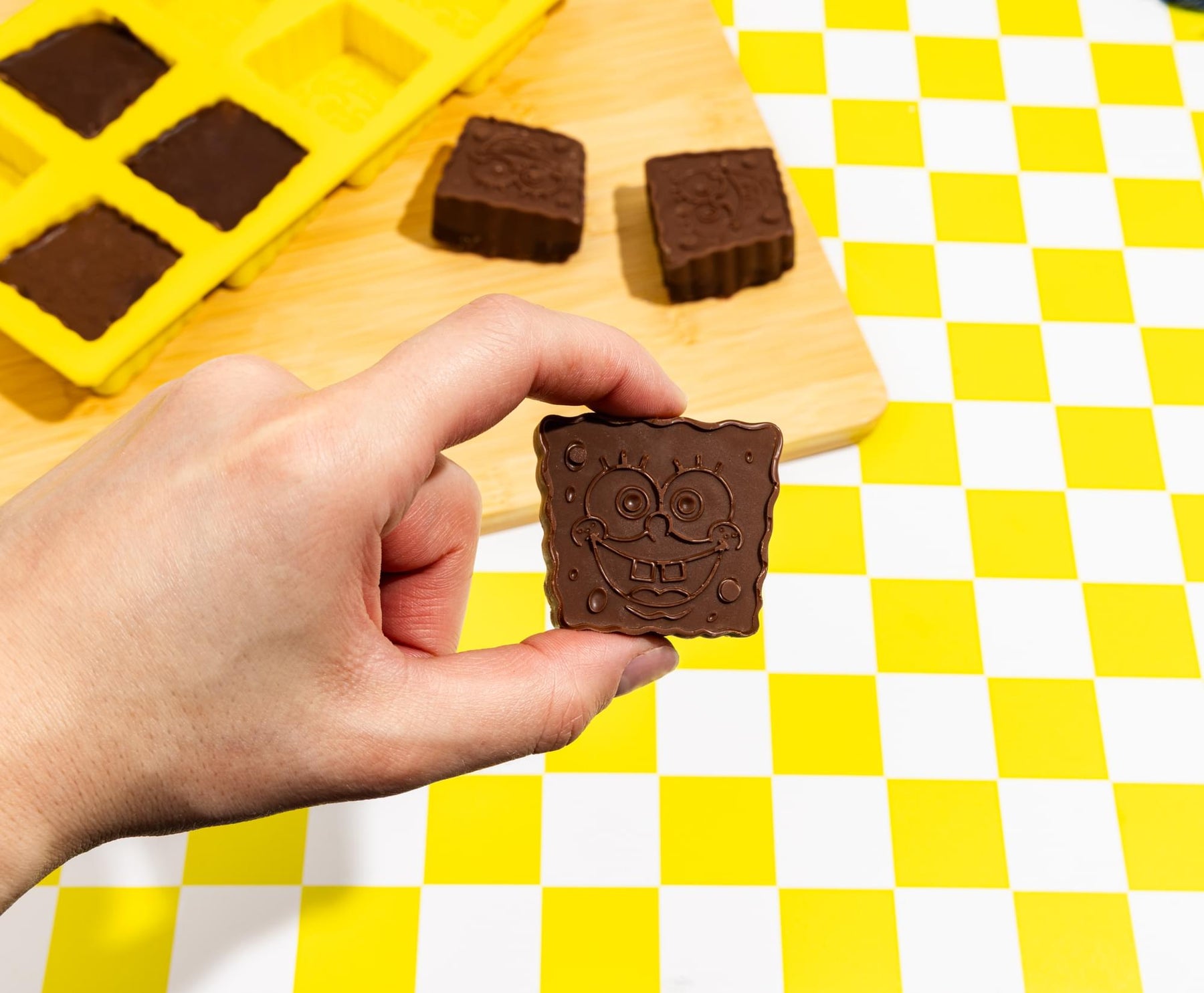 Nickelodeon SpongeBob SquarePants Face Molded Silicone Ice Cube Tray