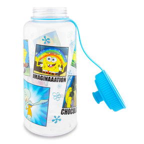 Nickelodeon SpongeBob SquarePants Memes Water Bottle With Sports Cap | 34 Ounces