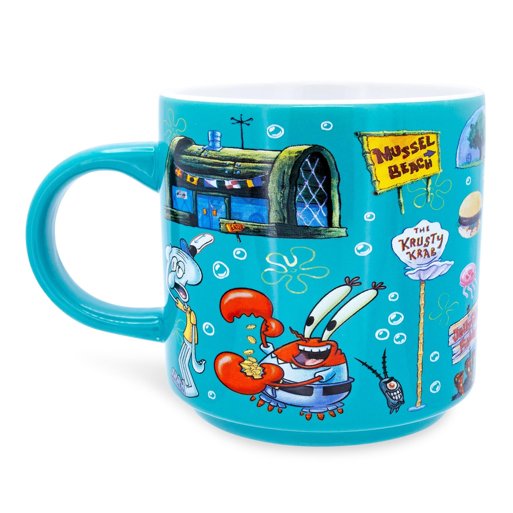 SpongeBob SquarePants "Bikini Bottom" Ceramic Mug | Holds 13 Ounces