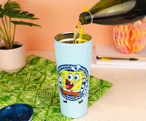 Nickelodeon Spongebob Squarepants 22-Ounce Stainless Steel Tumbler With Lid