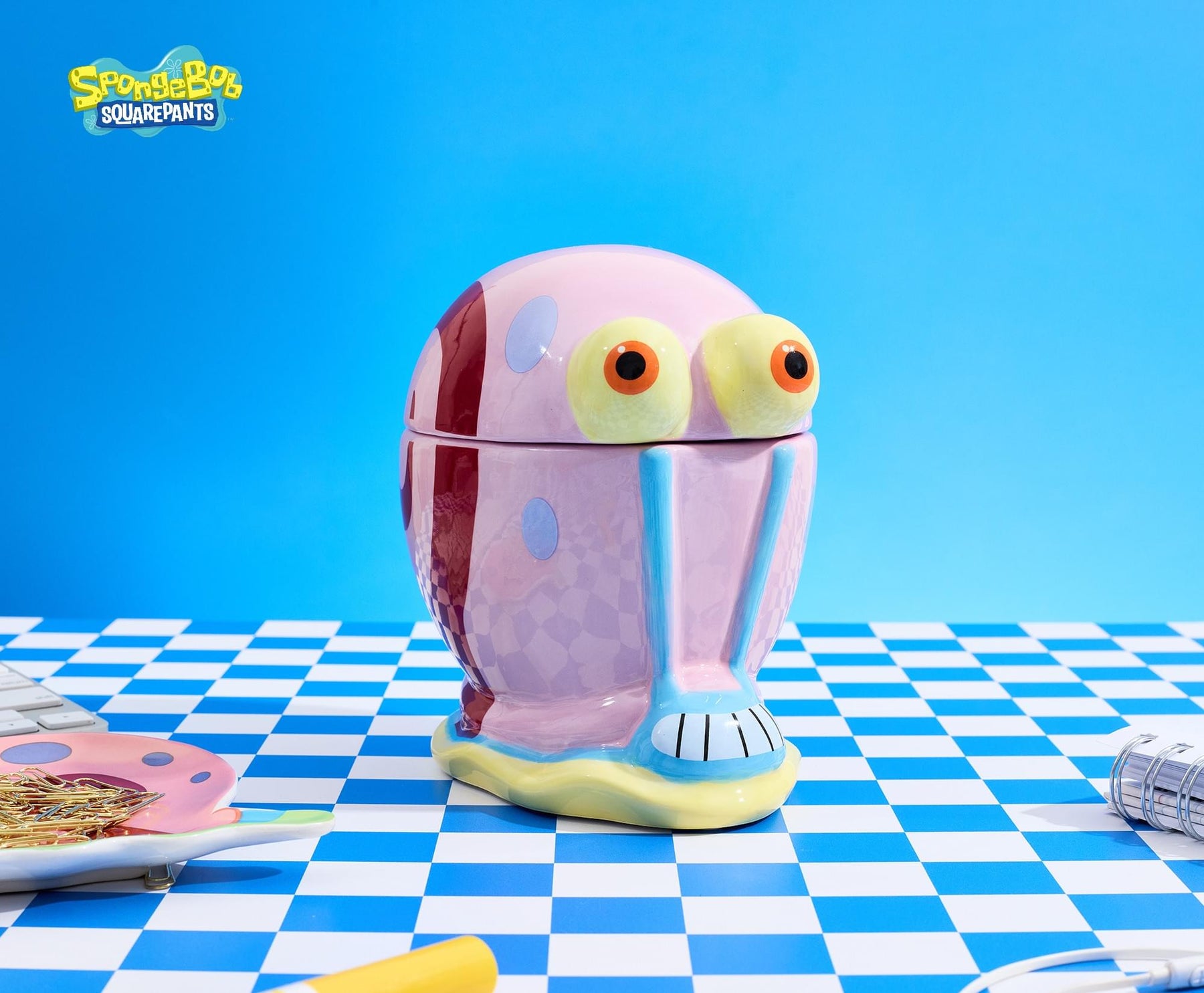 Nickelodeon SpongeBob SquarePants Gary Sculpted Ceramic Snack Jar