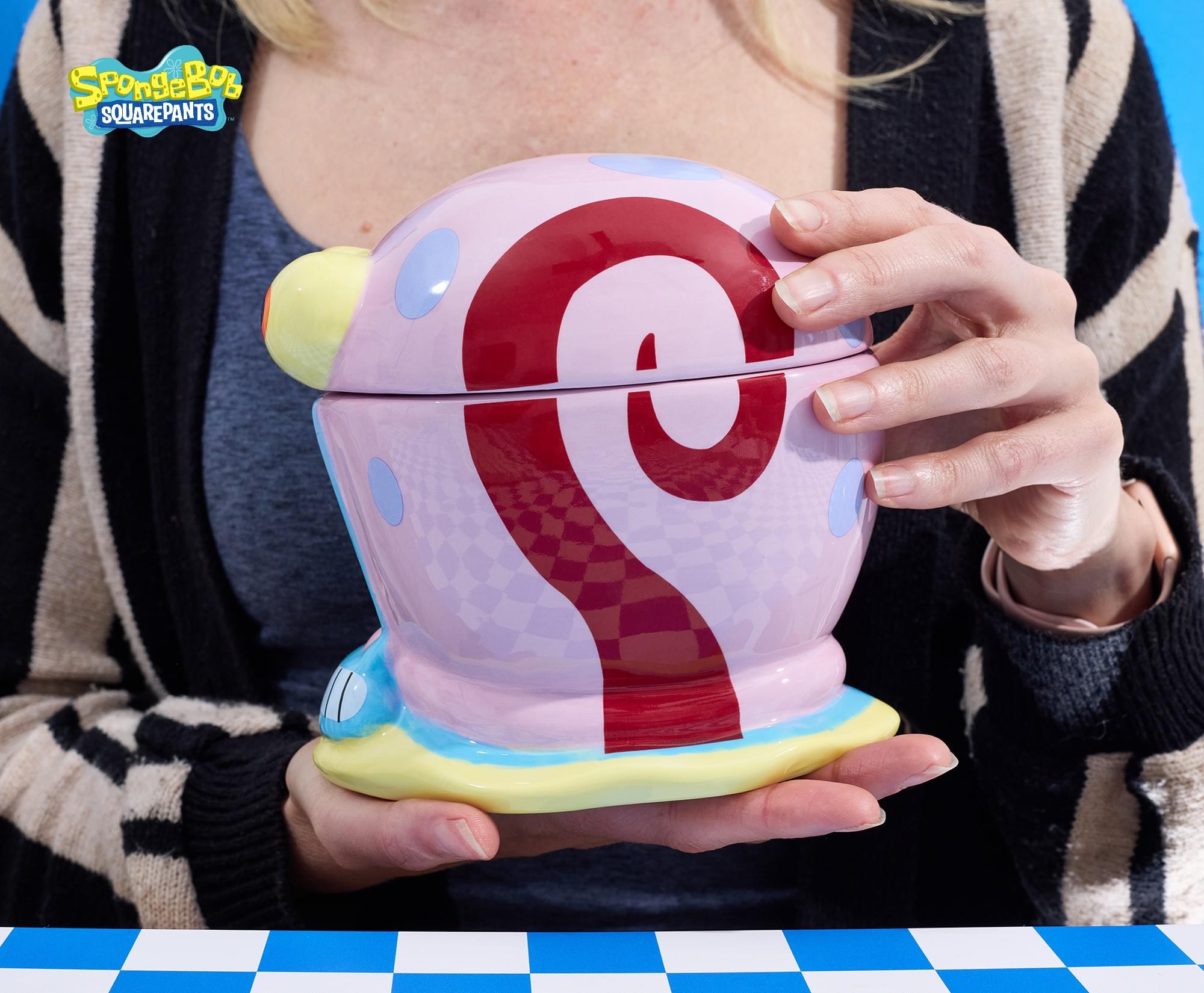 Nickelodeon SpongeBob SquarePants Gary Sculpted Ceramic Snack Jar